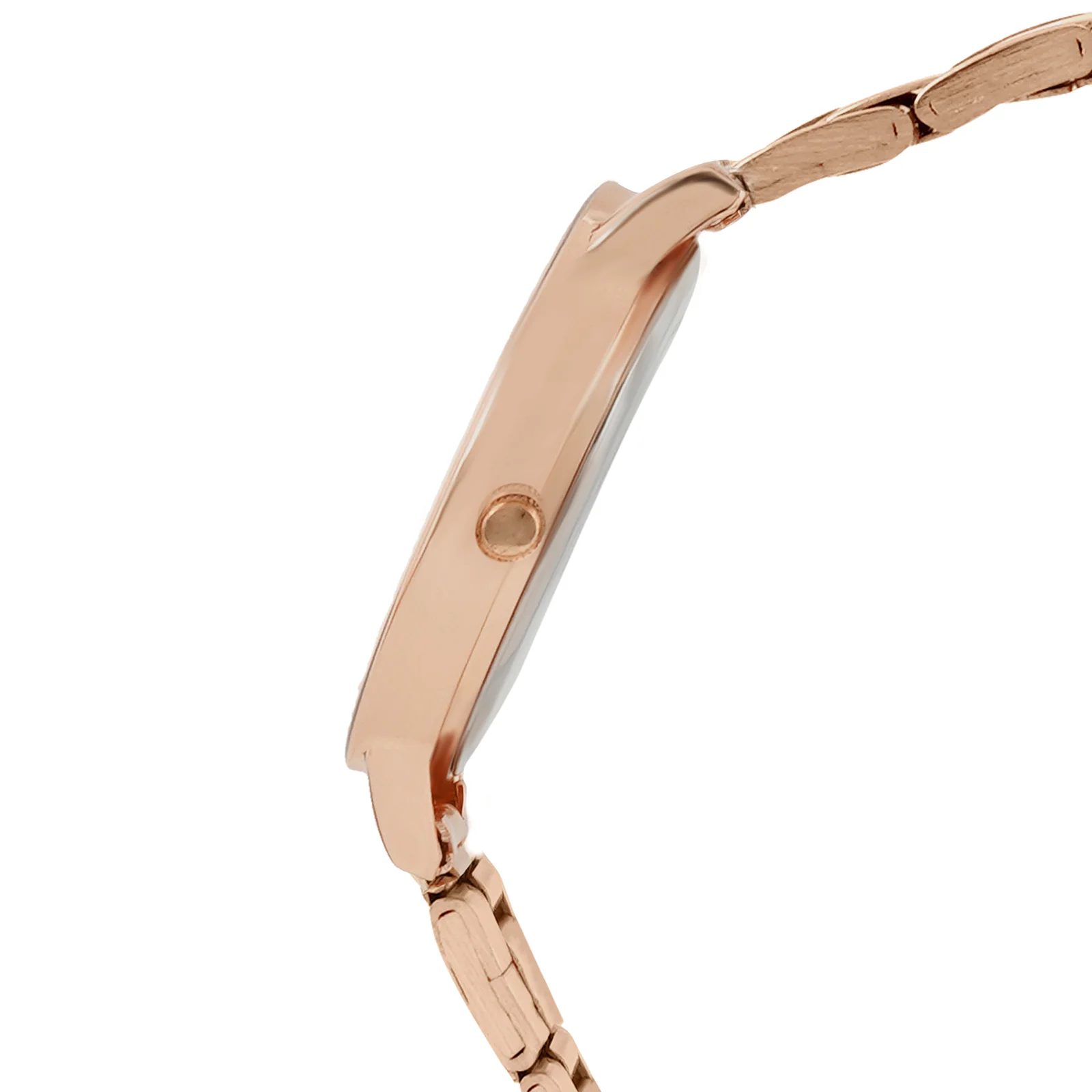 Midnight Taupe Medium Dial Rose Gold Linked Chain Strap Women's Watch - Image 6