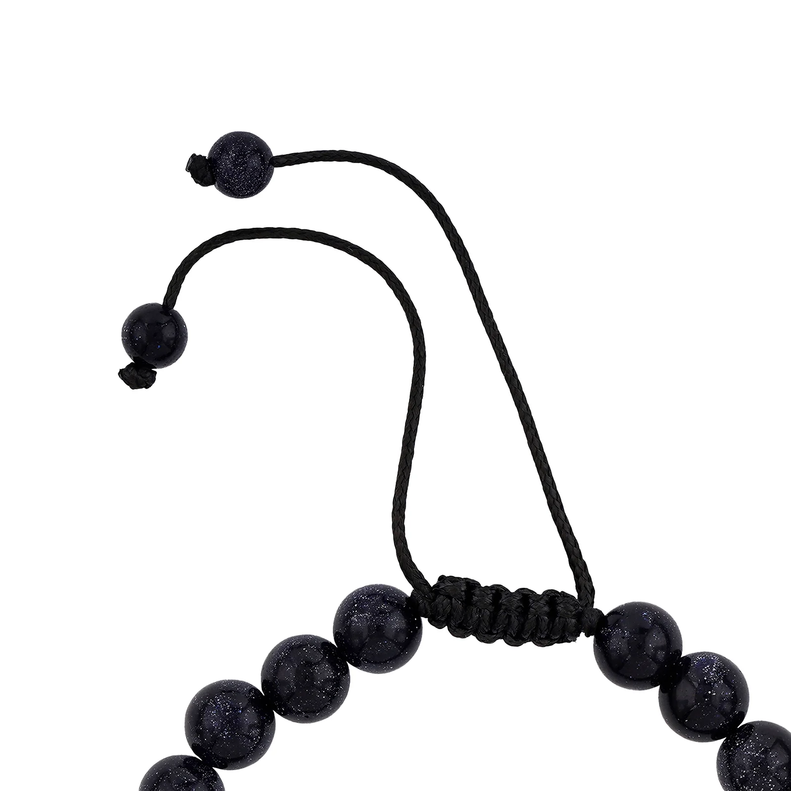 Midnight Rain Deep Blue Beaded Bracelet - Image 5