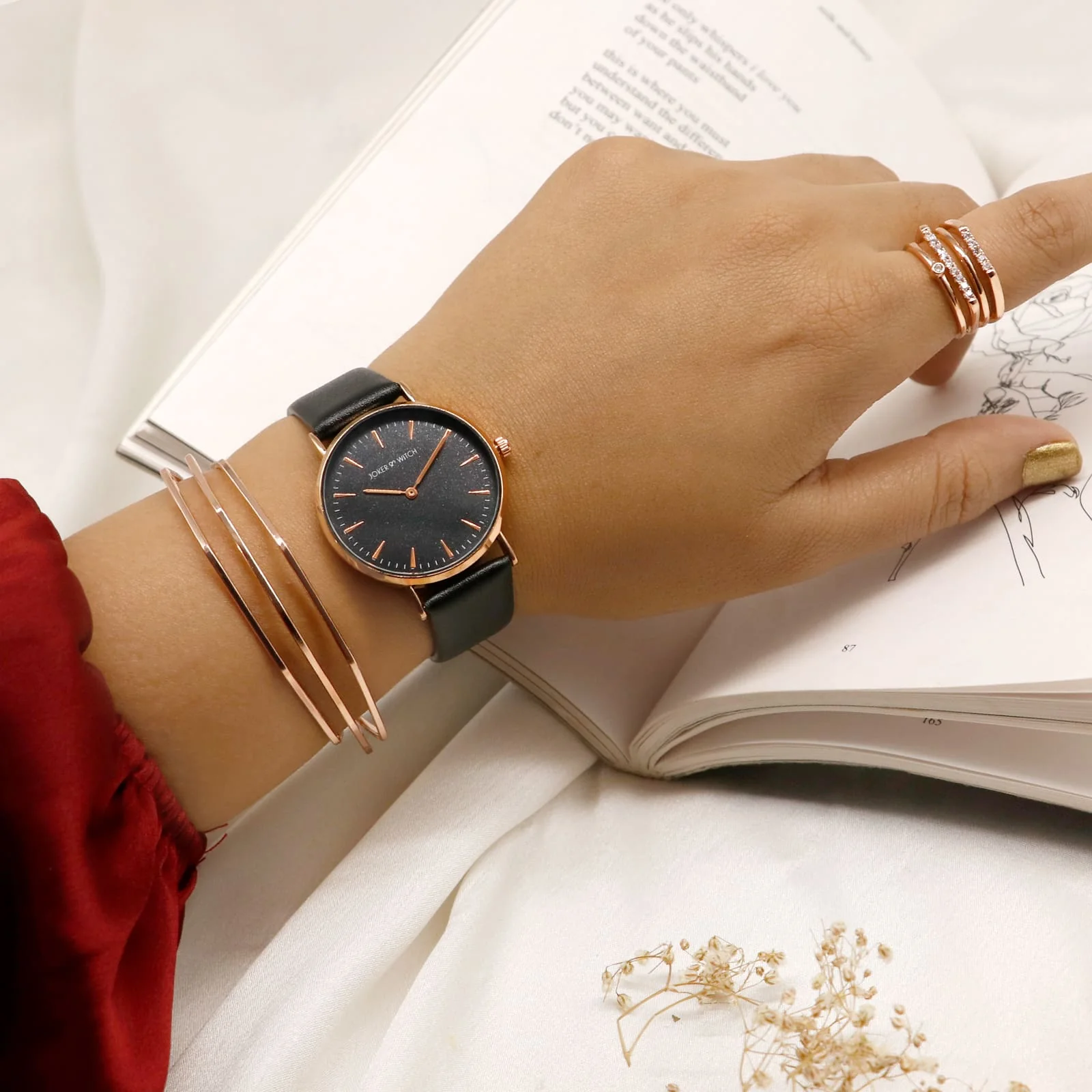 Midnight Rosegold & Black Love Triangle - Image 2