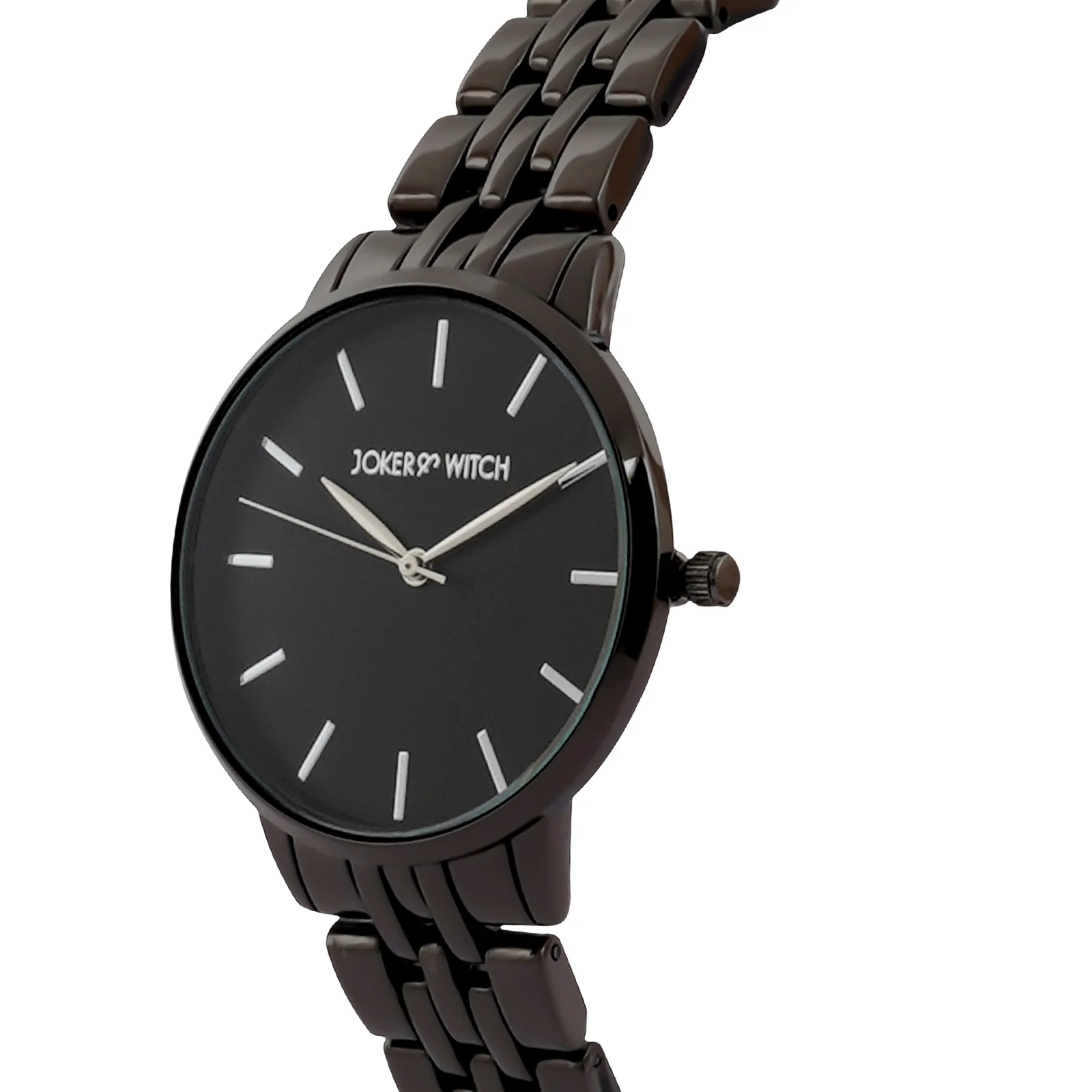 Mini Nebula Black Medium Dial Linked Chain Strap Women's Watch - Image 4