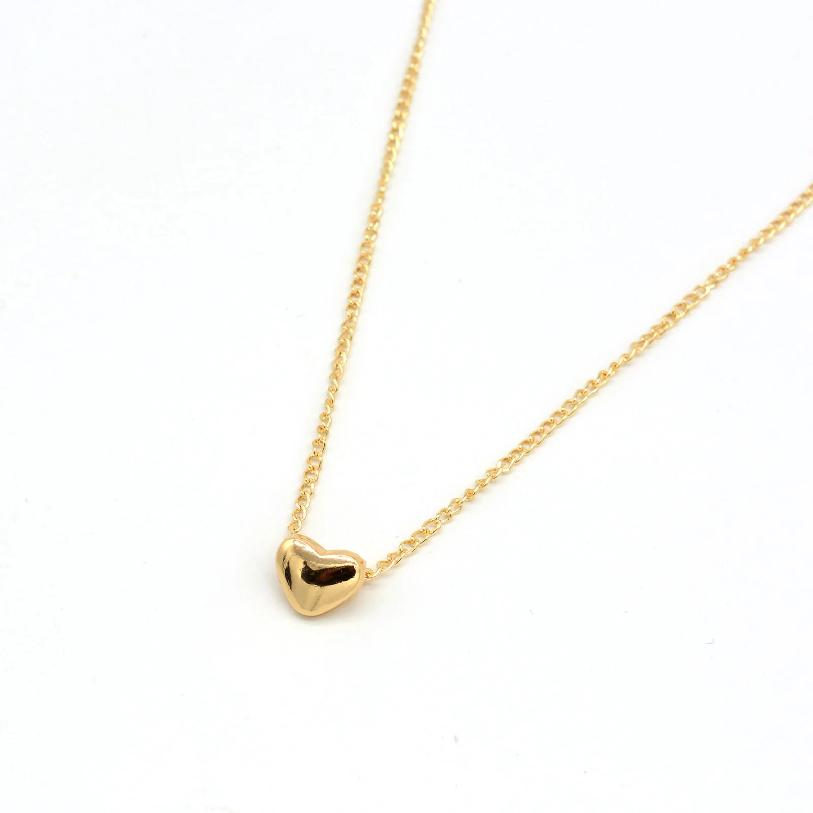 Minimal Heart Gold Pendant - Image 3