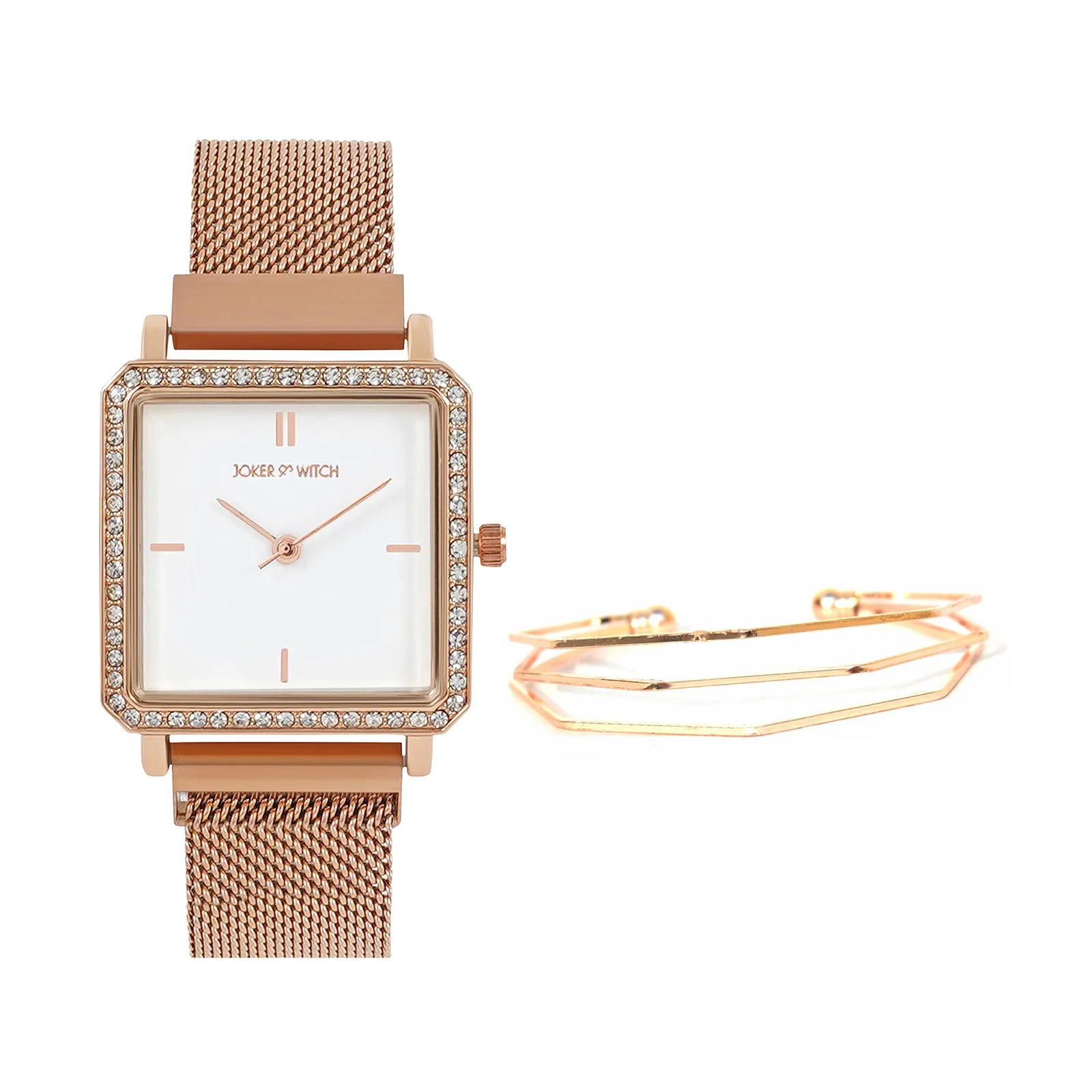 Mira Rosegold Watch Bracelet Stack - Image 2