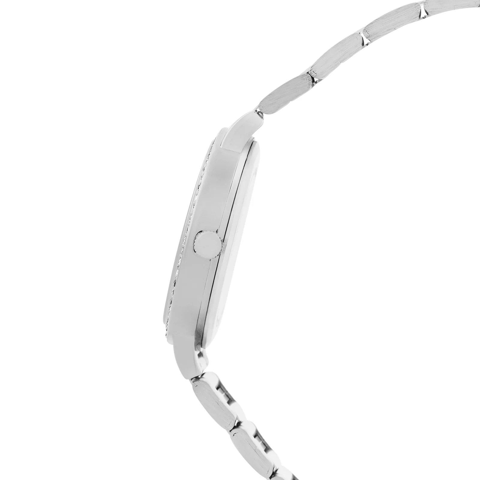 Mirage Black Medium Dial Silver Linked Chain Strap Women's Watch - Image 5