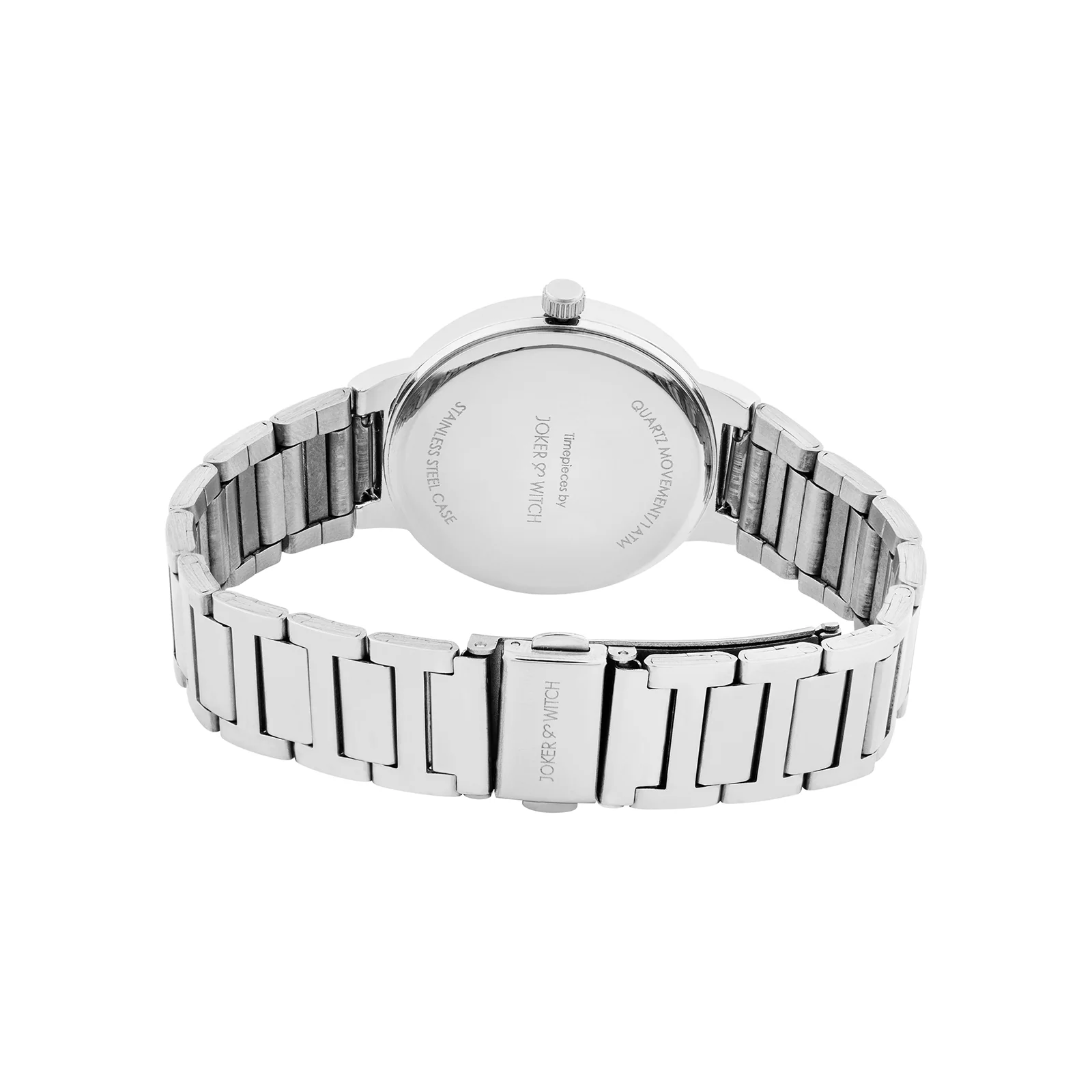 Mirage Black Medium Dial Silver Linked Chain Strap Women's Watch - Image 6