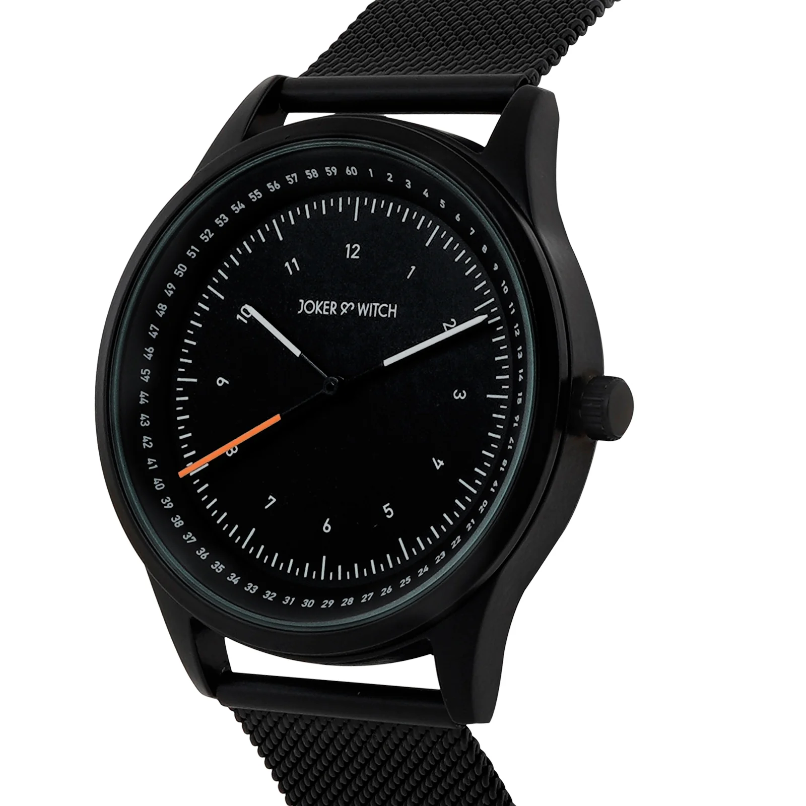 Montego Black XLarge Dial Black Mesh Strap Men's Watch - Image 4