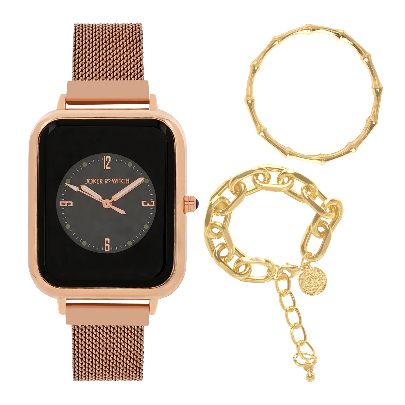 Mood Lock Watch Bracelet Stack - Image 2