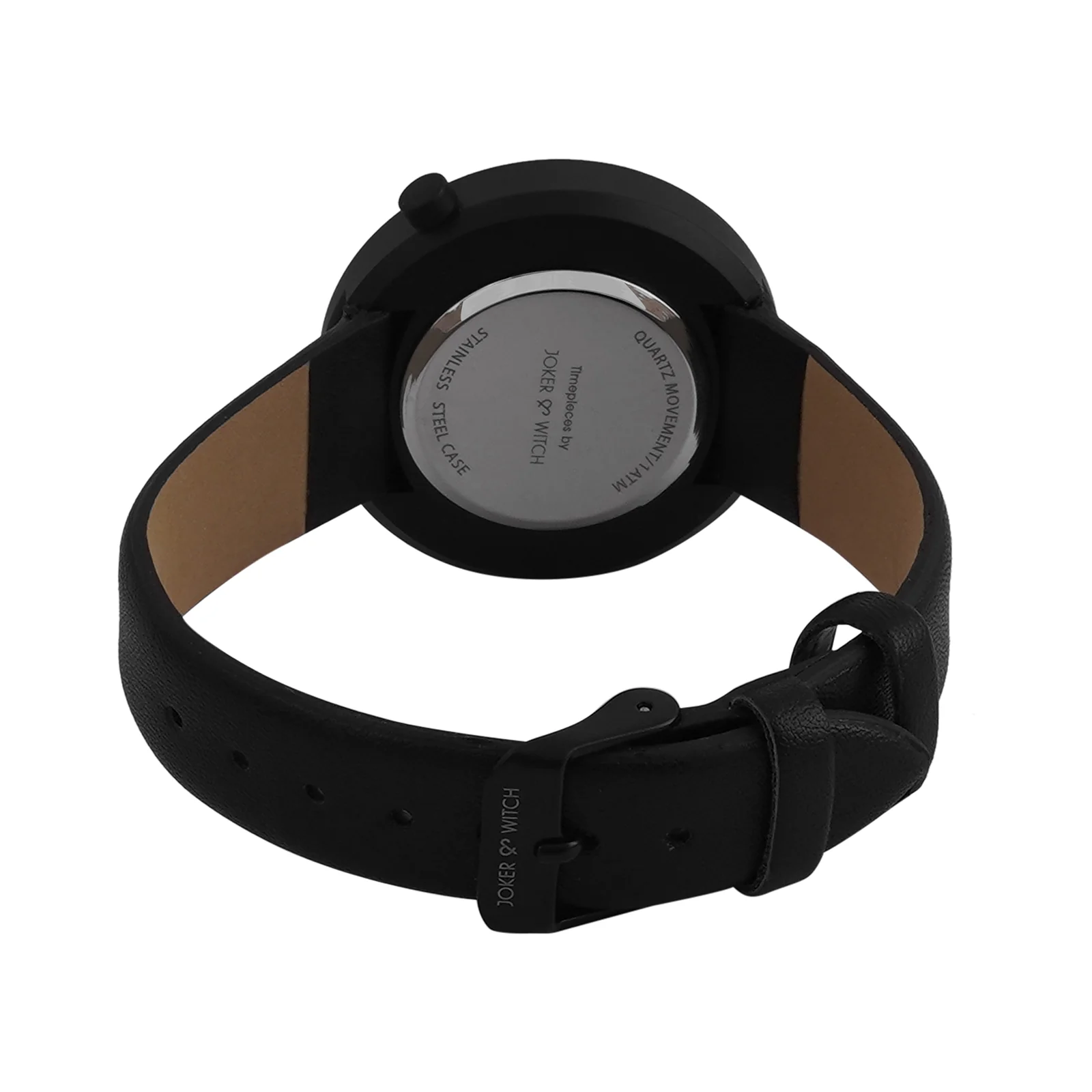 Murdoc Black Large Dial PU Strap Men's Watch - Image 6