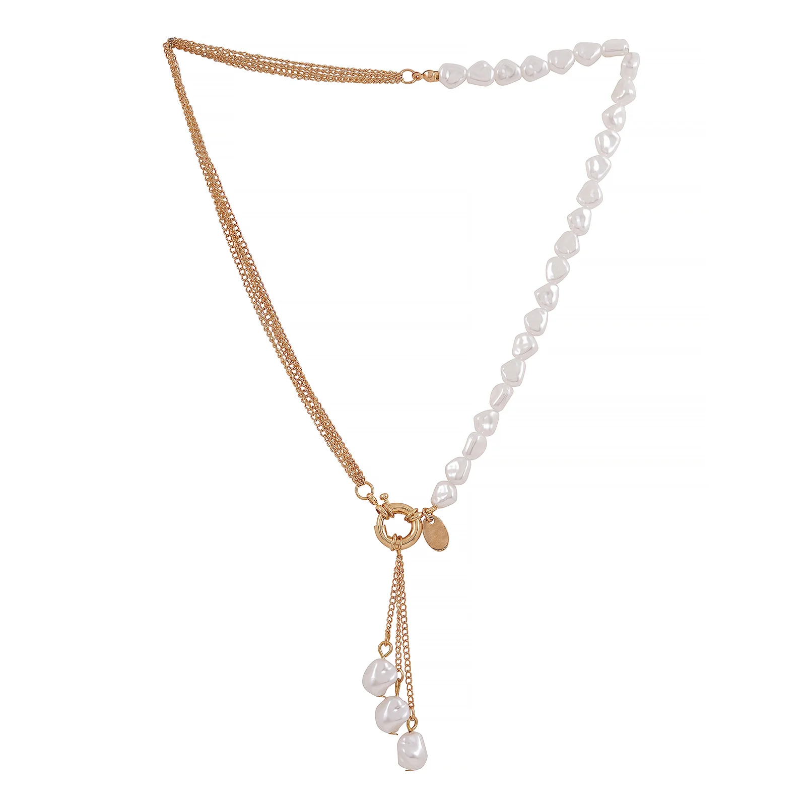 Naiads Gold Pearl Necklace - Image 3