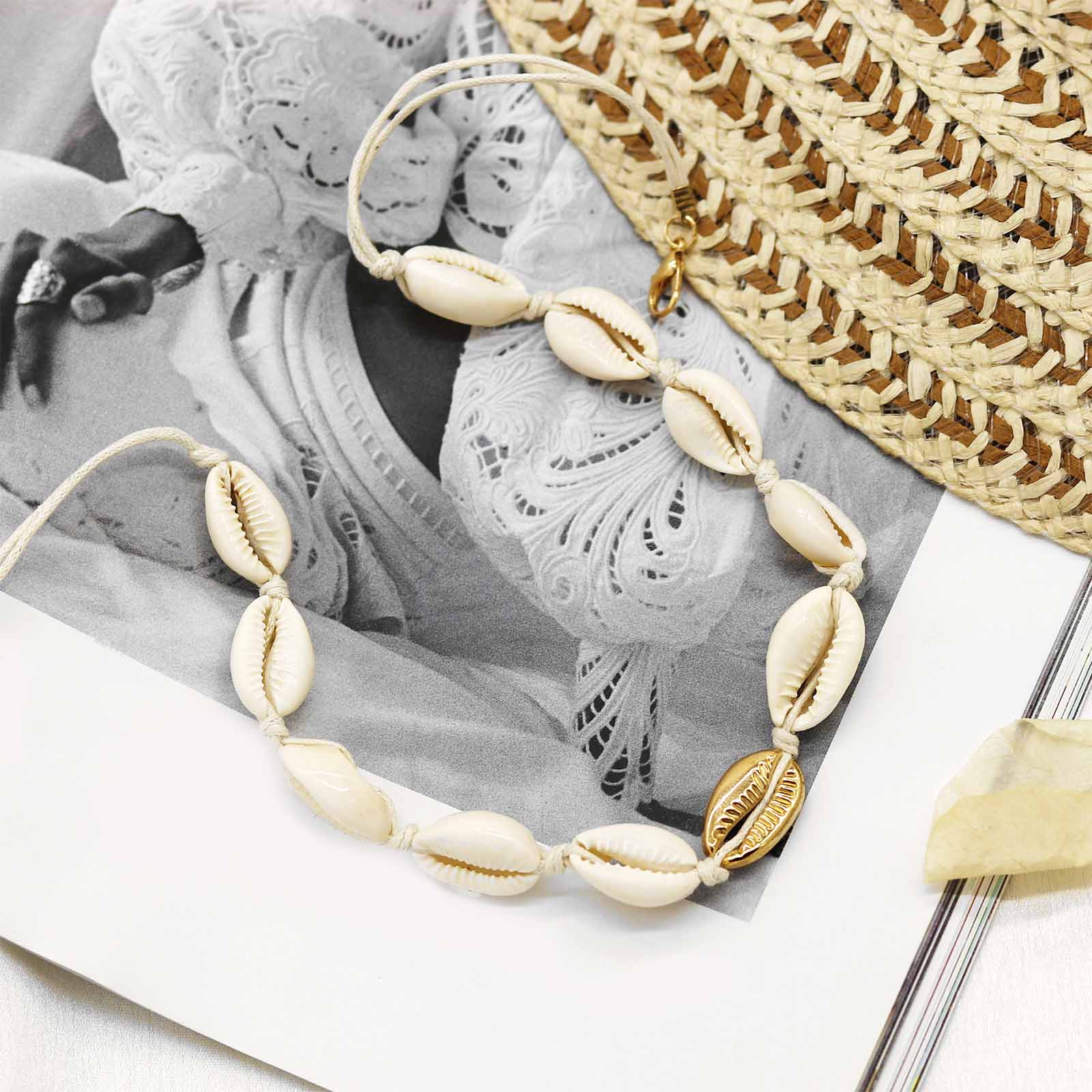 Naomi Mixed Shell Necklace - Image 2