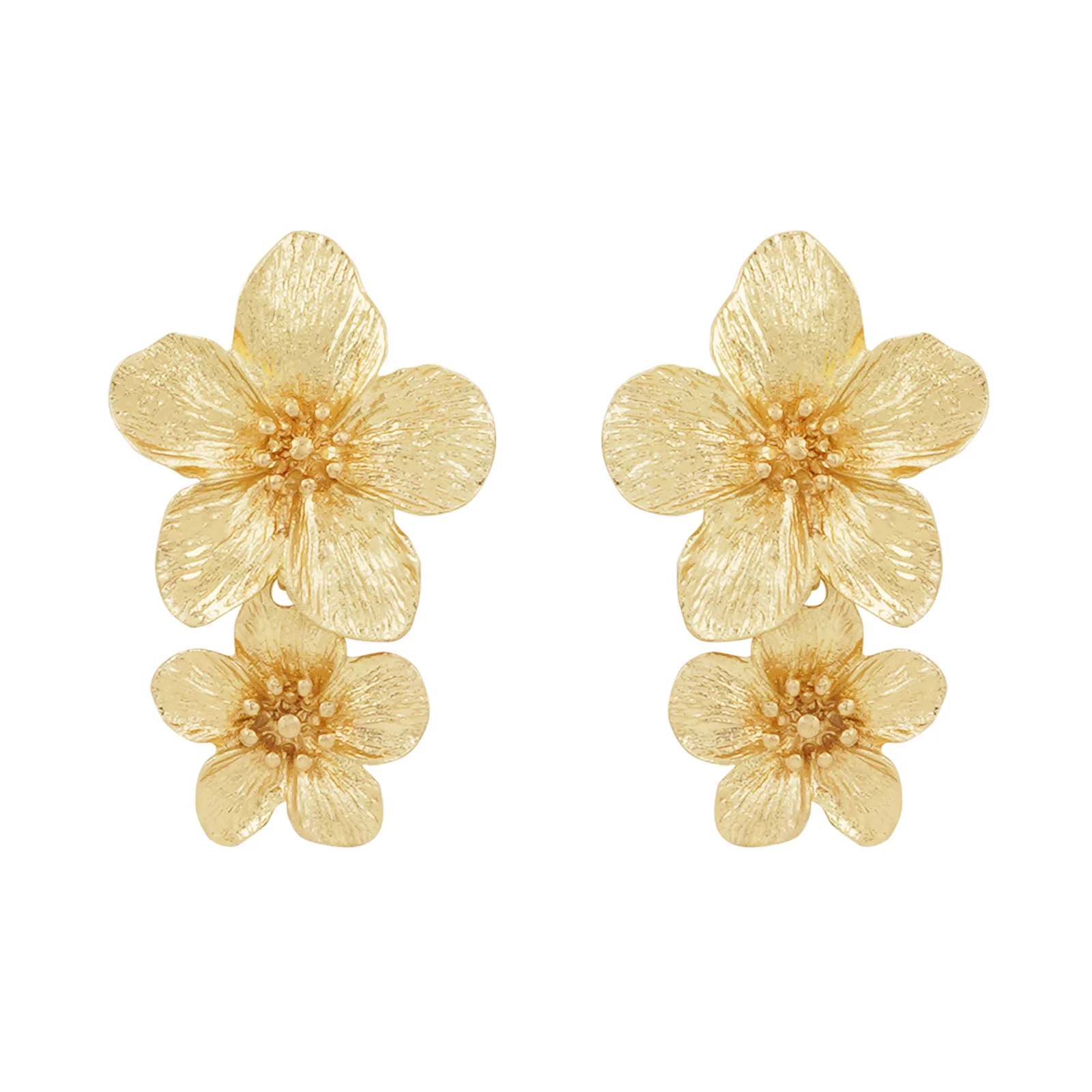 Narcissa Gold Earrings - Image 3