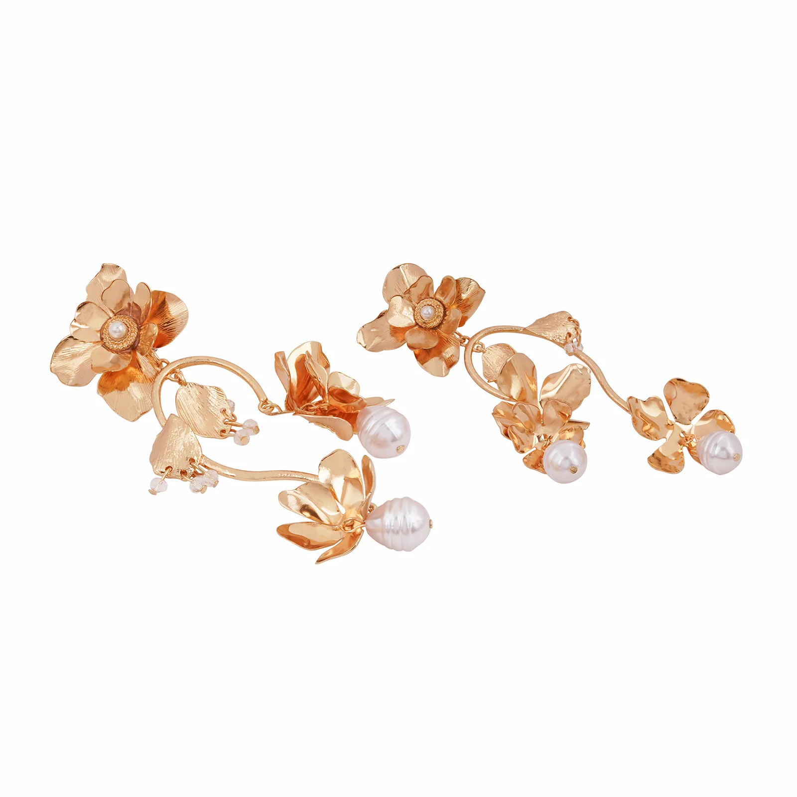 Narcissus Gold Earrings - Image 4
