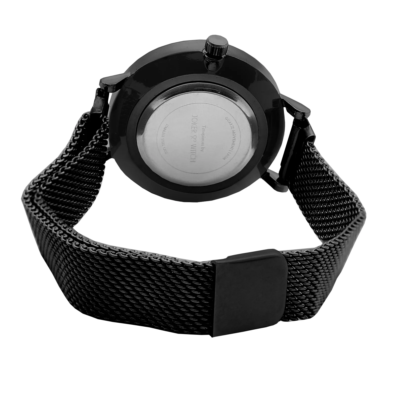 Natalie Rose Gold Black Medium Dial Magnetic Strap Women's Watch - Image 5