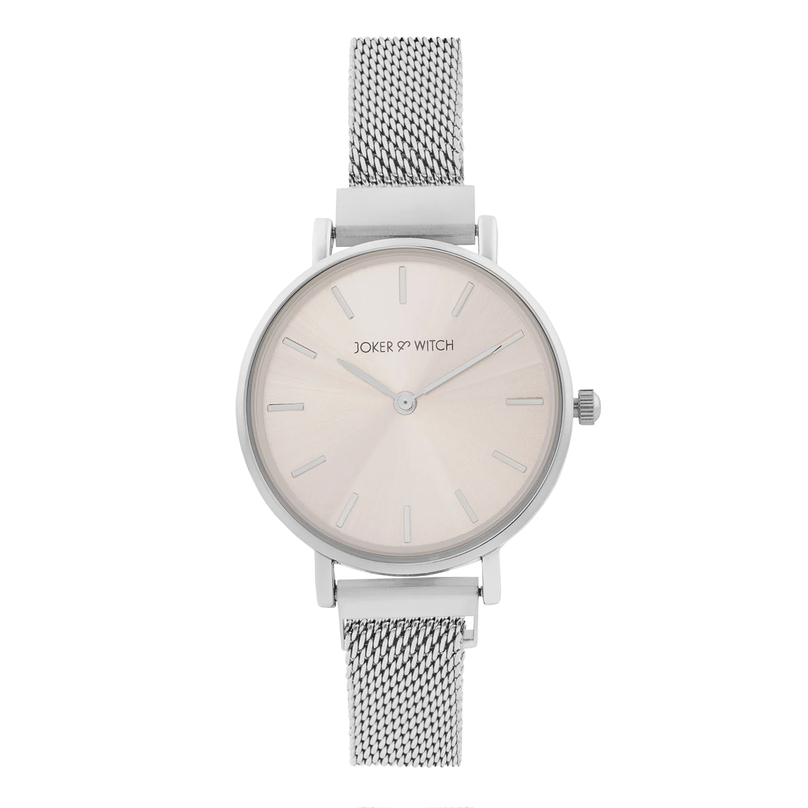 Natalie Pink Medium Dial Silver Magnetic Strap Women's Watch - Image 3