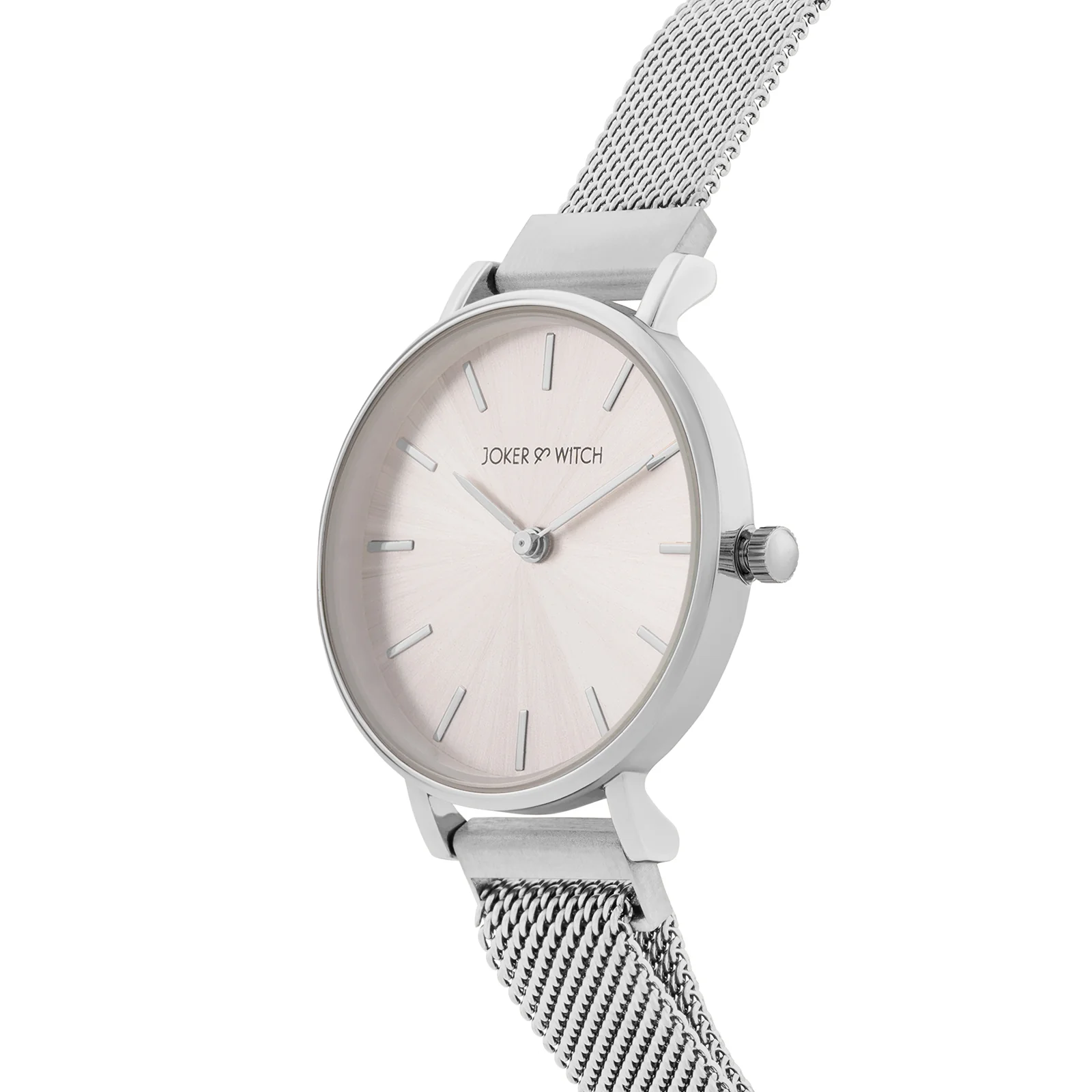 Natalie Pink Medium Dial Silver Magnetic Strap Women's Watch - Image 4