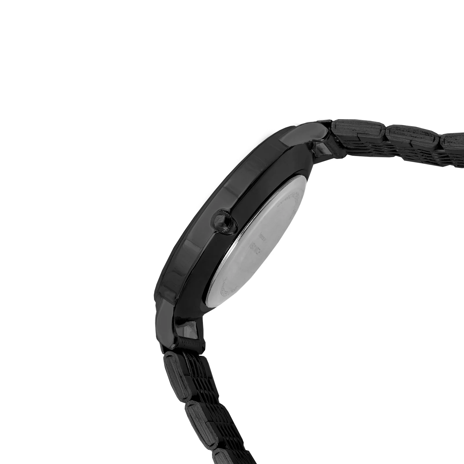 Signature Black Large Dial Linked Chain Strap Women's Watch - Image 4