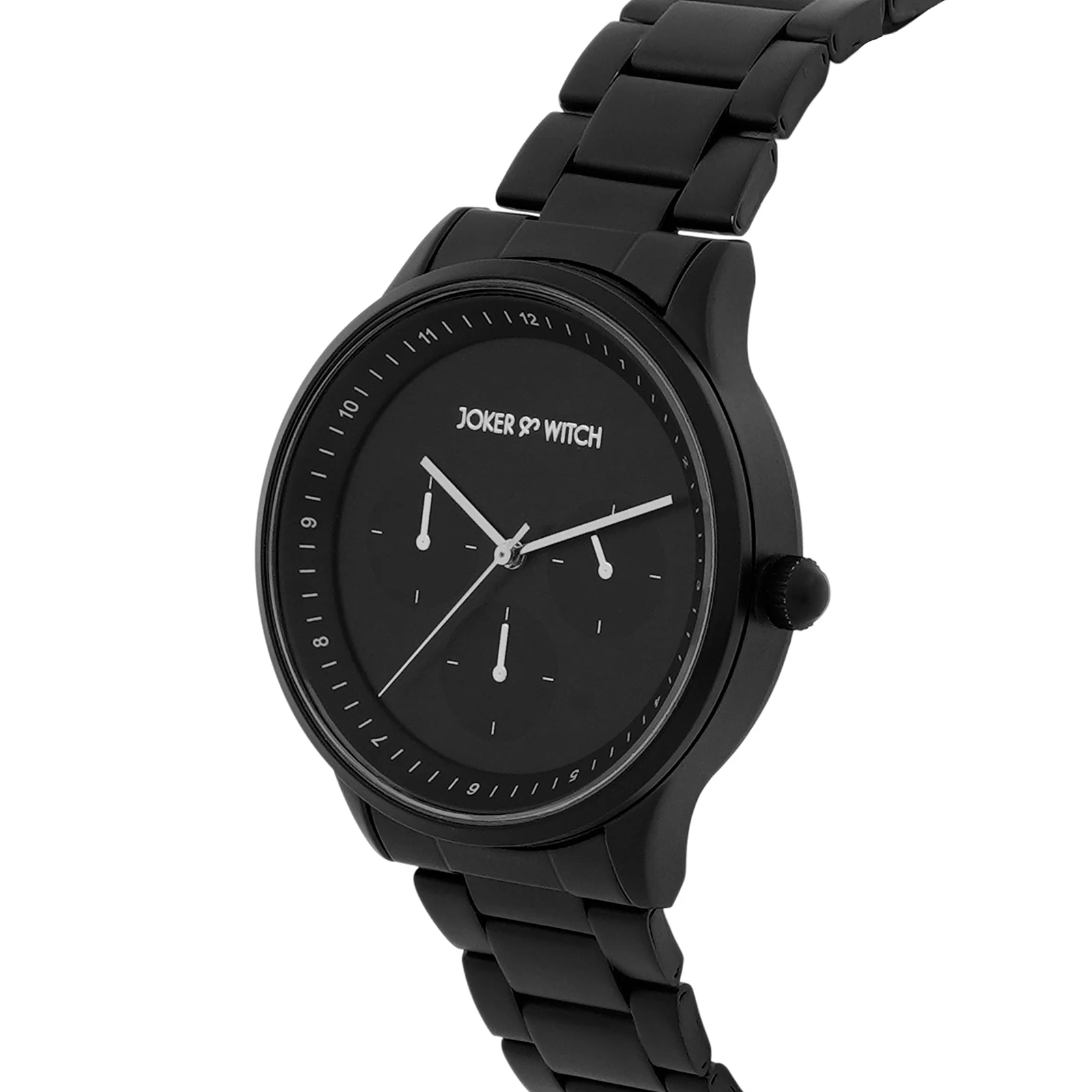 Nexus Black Large Dial Linked Chain Strap Men's Watch - Image 4