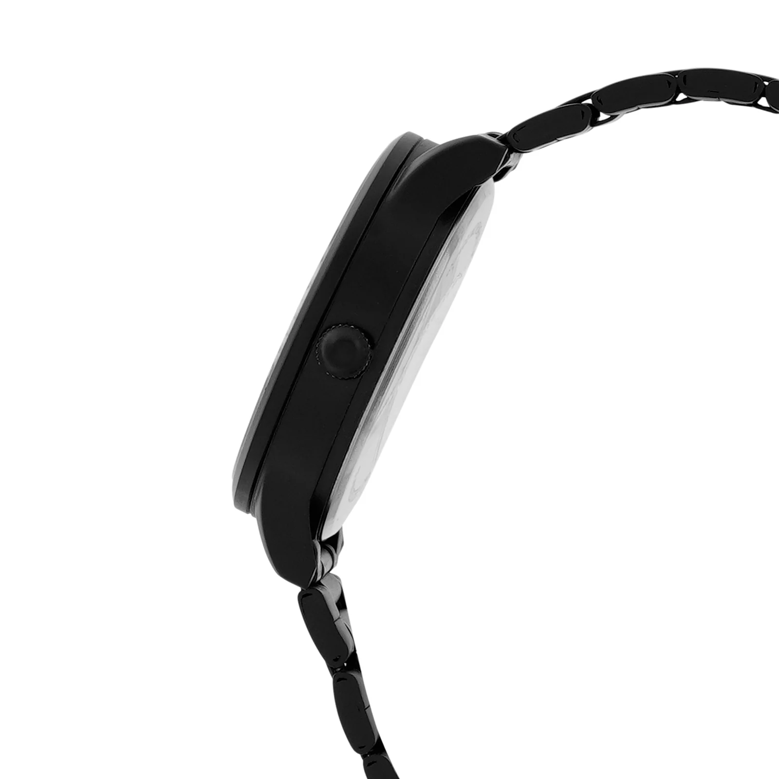 Nexus Black Large Dial Linked Chain Strap Men's Watch - Image 5