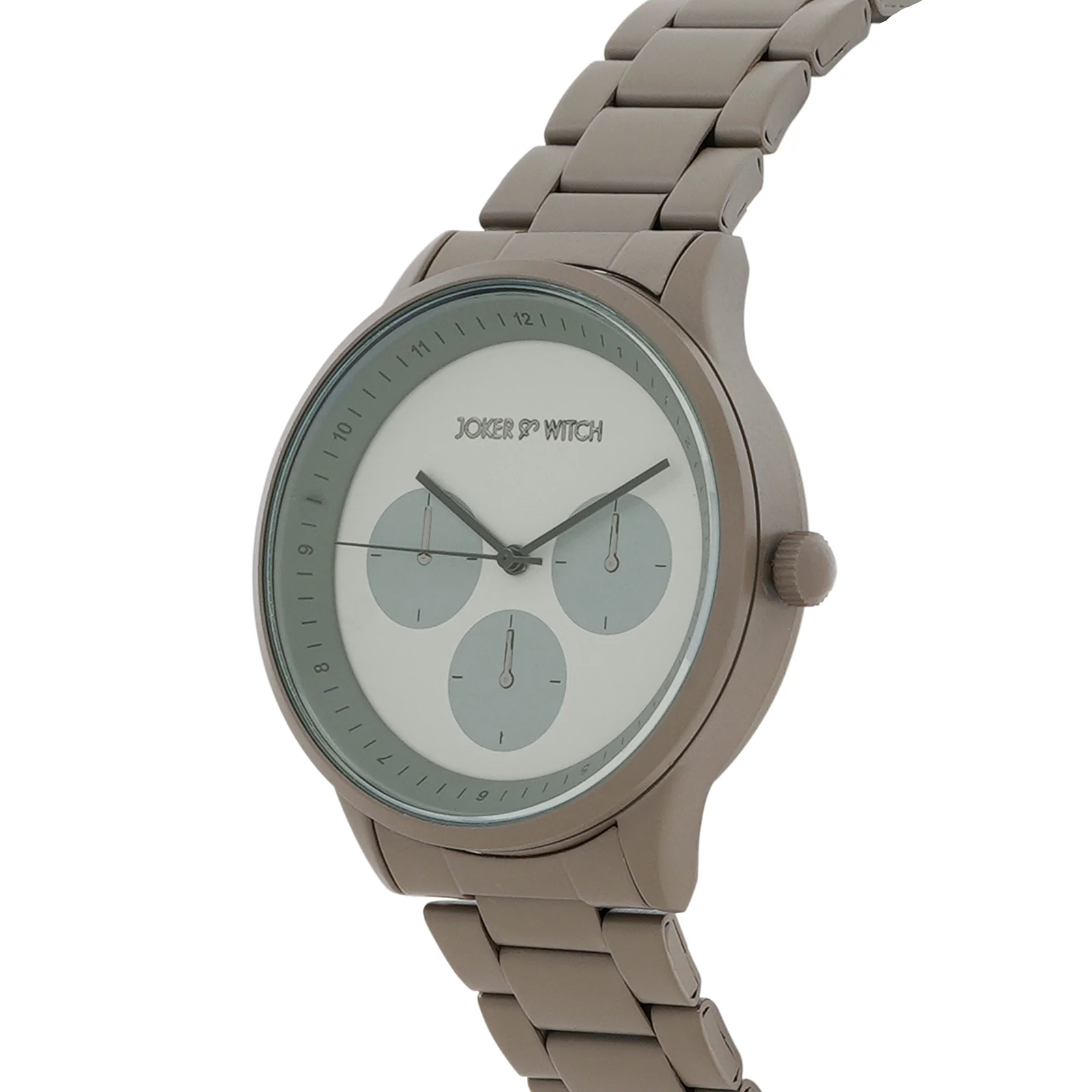 Nexus Grey Large Dial Linked Chain Strap Men's Watch - Image 4