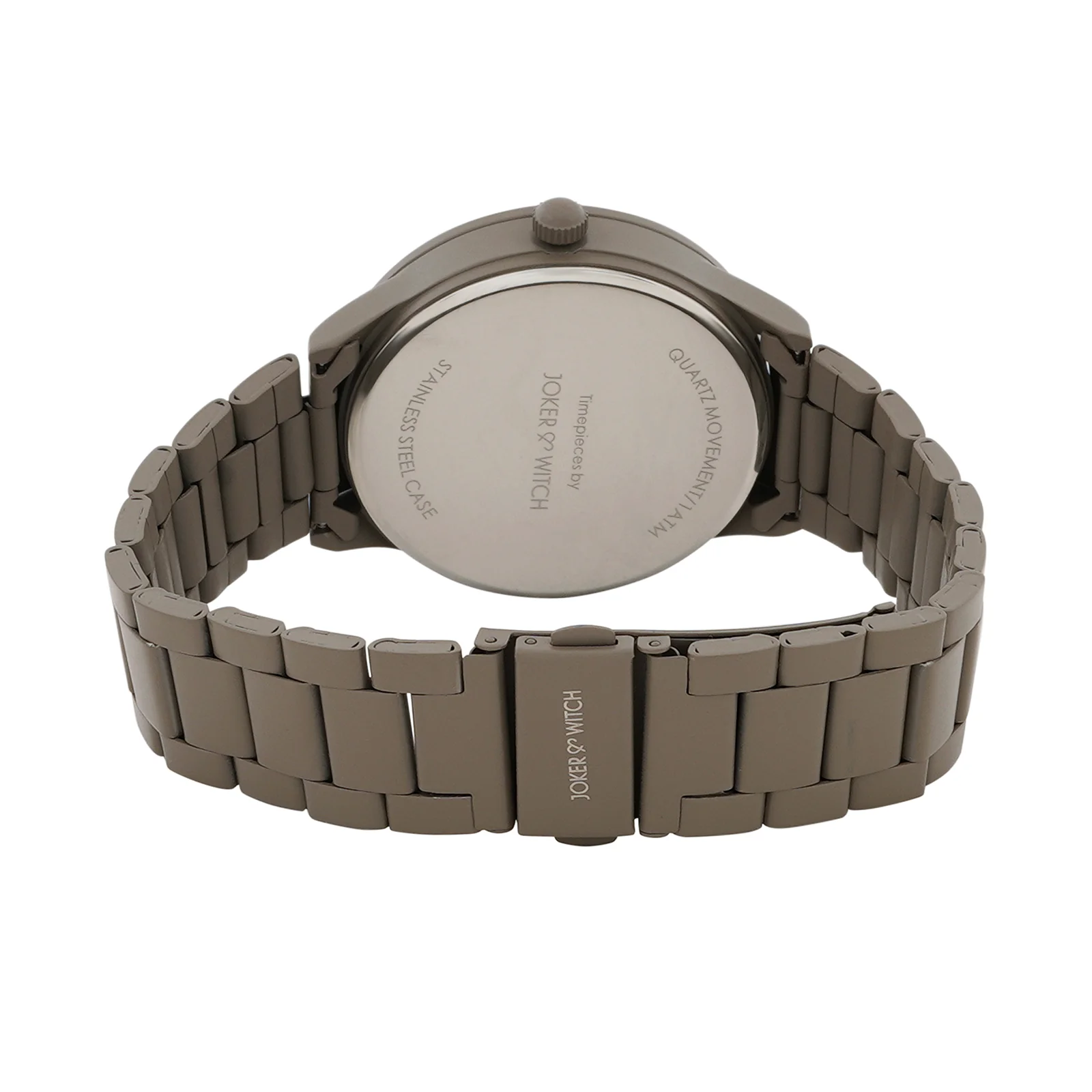 Nexus Grey Large Dial Linked Chain Strap Men's Watch - Image 6