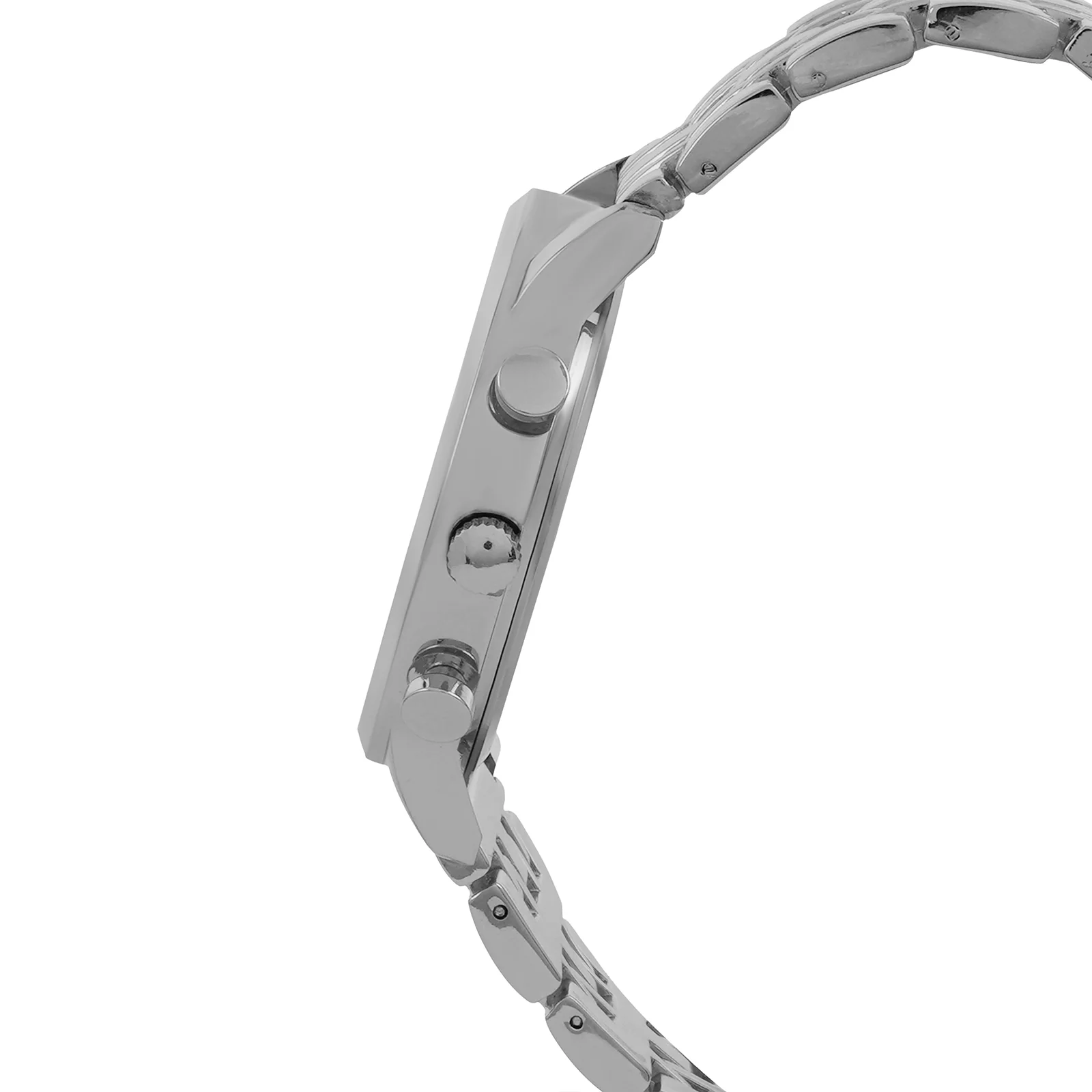 Niko Blue Large Dial Silver Linked Chain Strap Men's Watch - Image 4