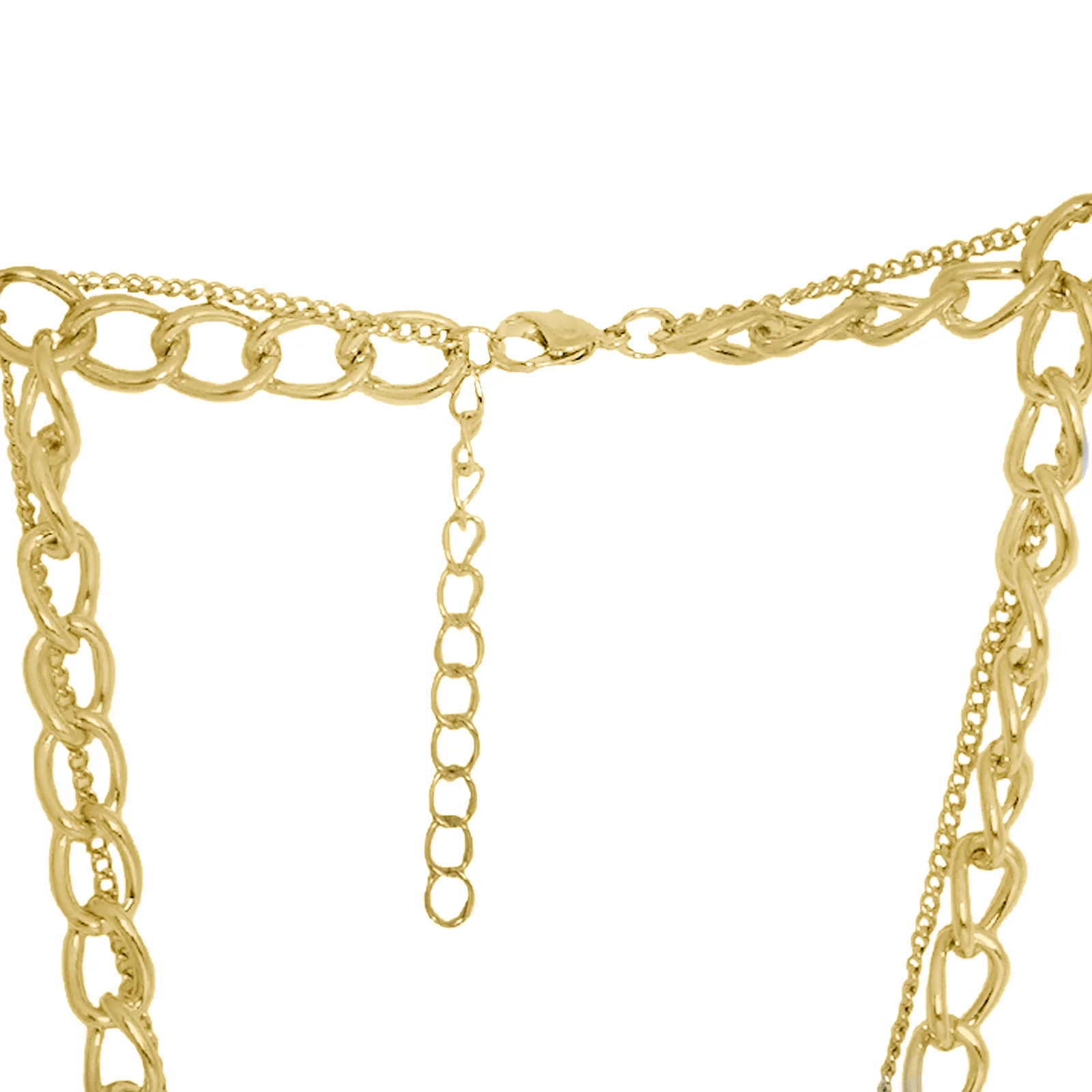 Nodo Chain Link Gold Layered Necklace - Image 5
