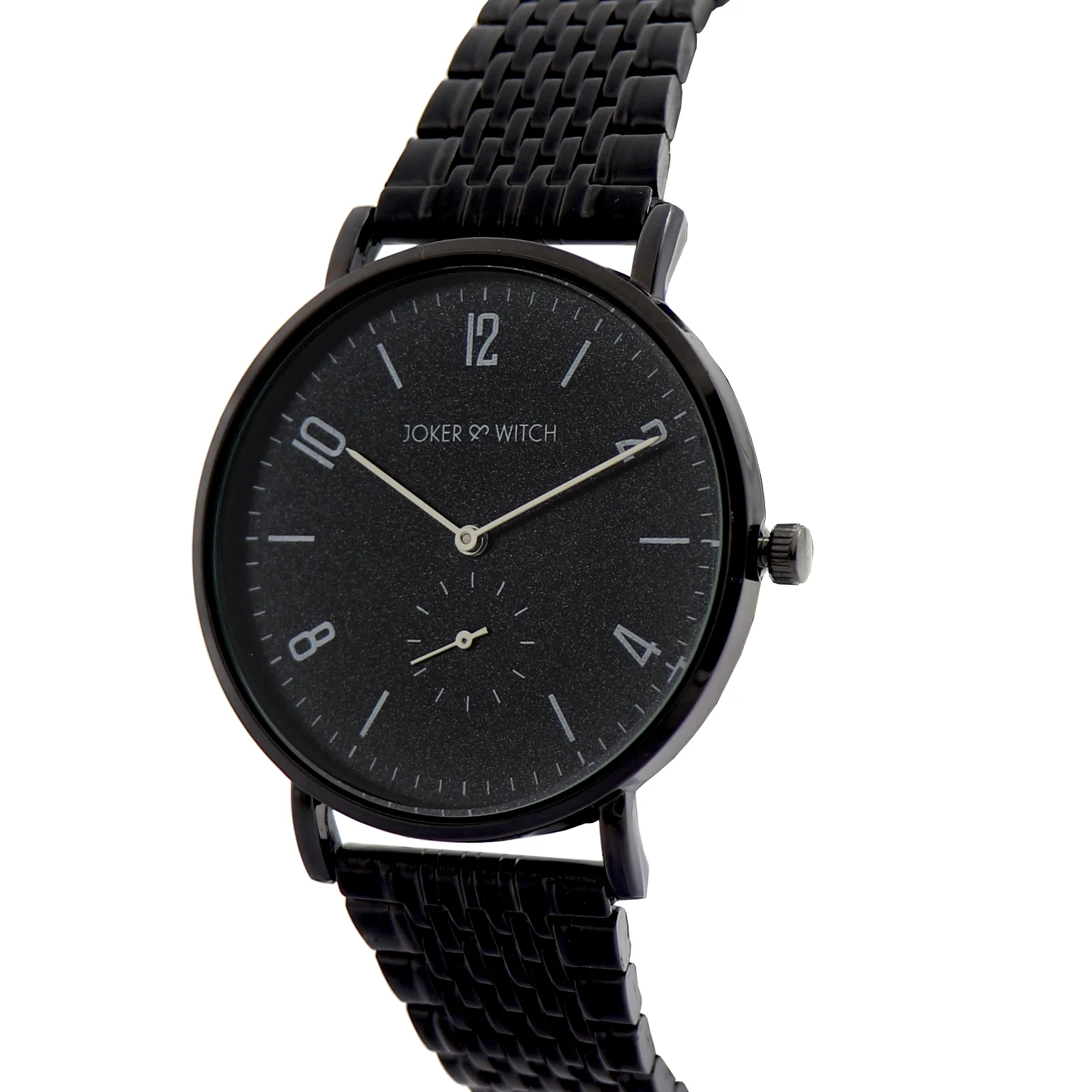Noel Black Large Dial Linked Chain Strap Men's Watch - Image 3