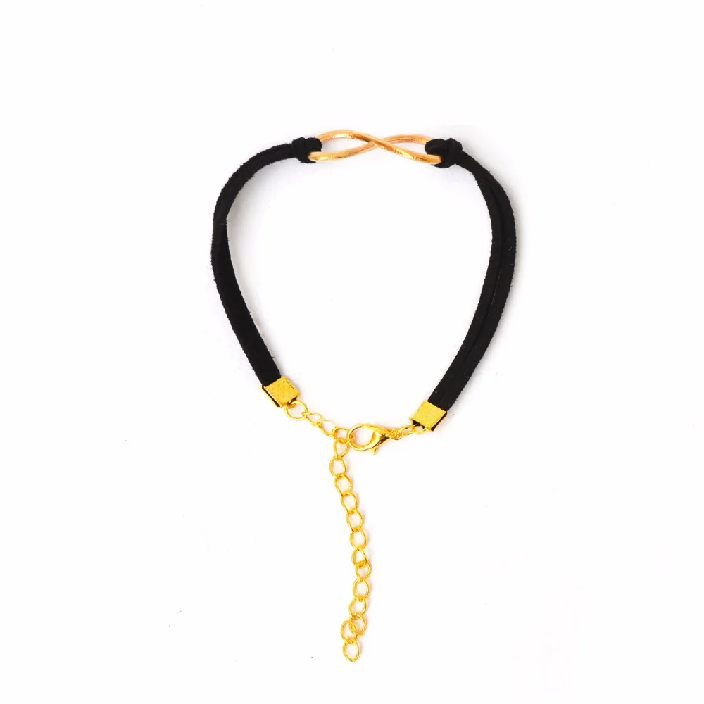 Noir Black and Rosegold Watch Bracelet Stack - Image 4
