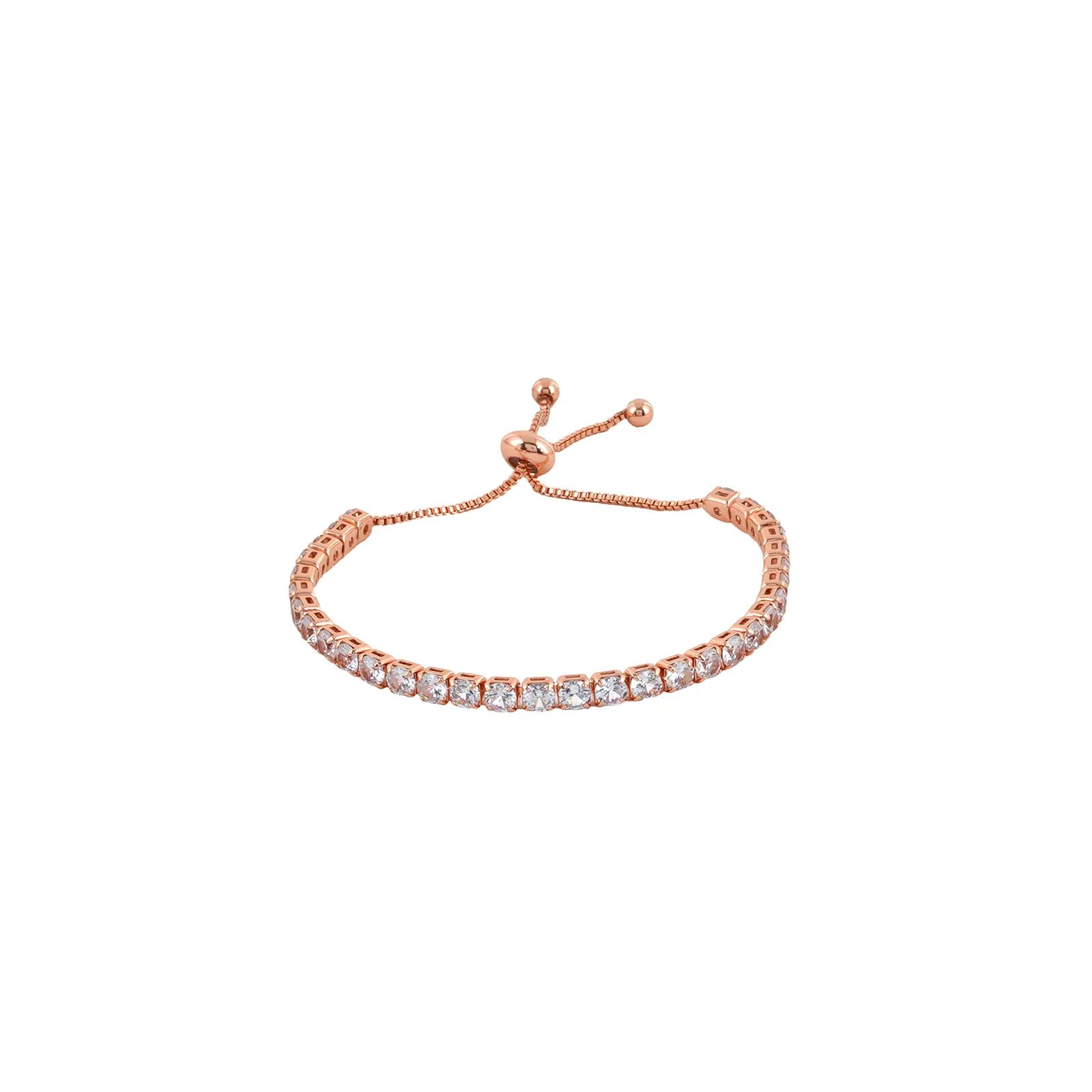 Nora Rosegold Tennis Bracelet - Image 3