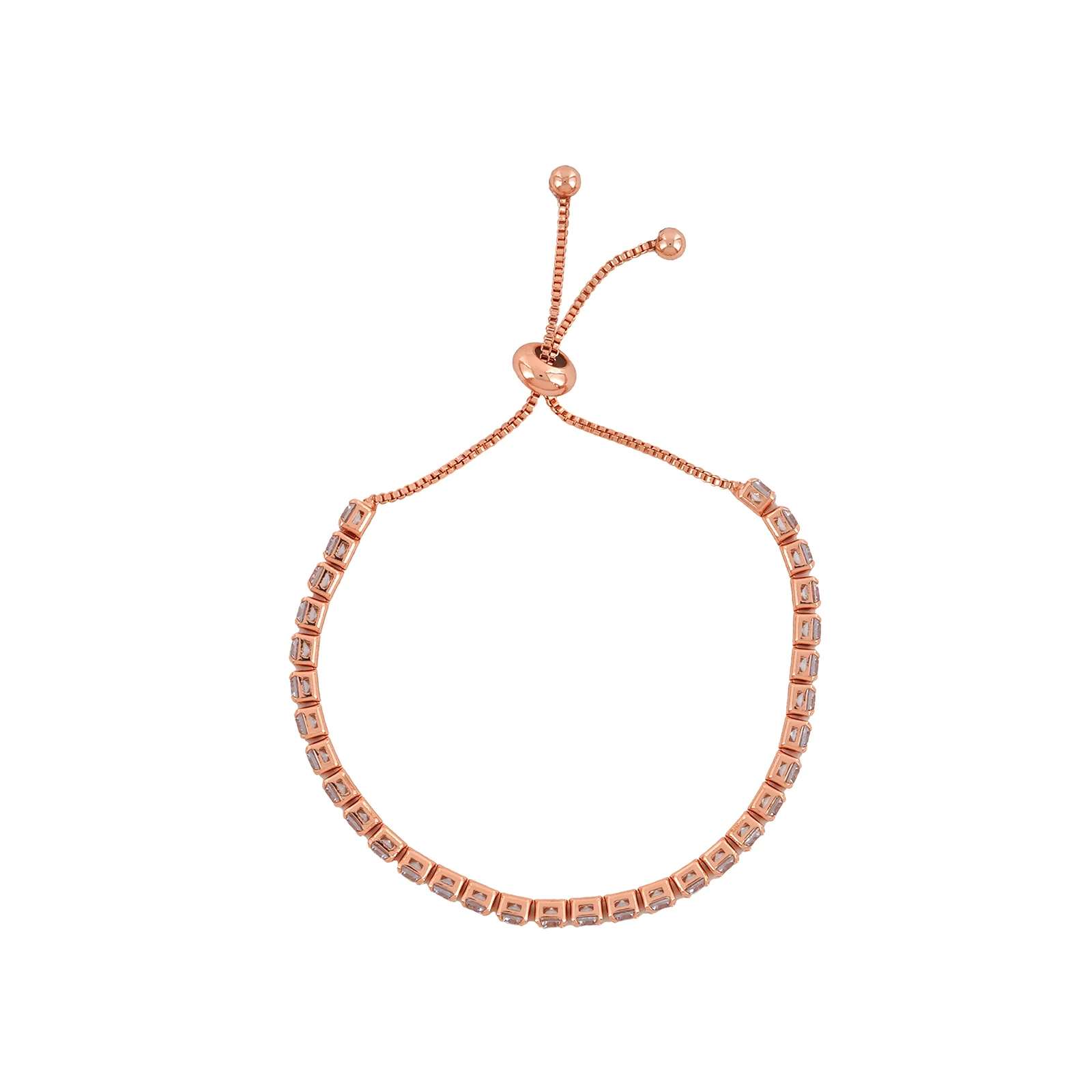 Nora Rosegold Tennis Bracelet - Image 4