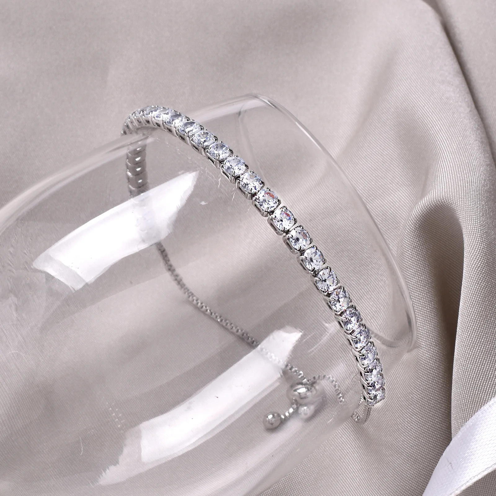Nora Silver Tennis Bracelet - Image 2