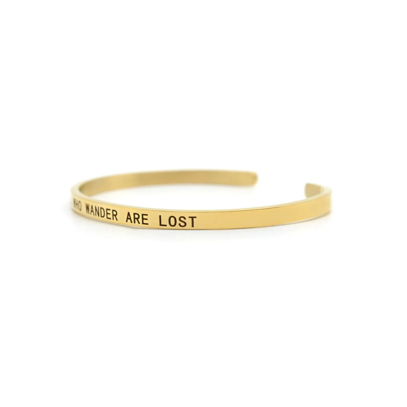 Not All Who Wander Are Lost Gold Mantra Band - Image 4