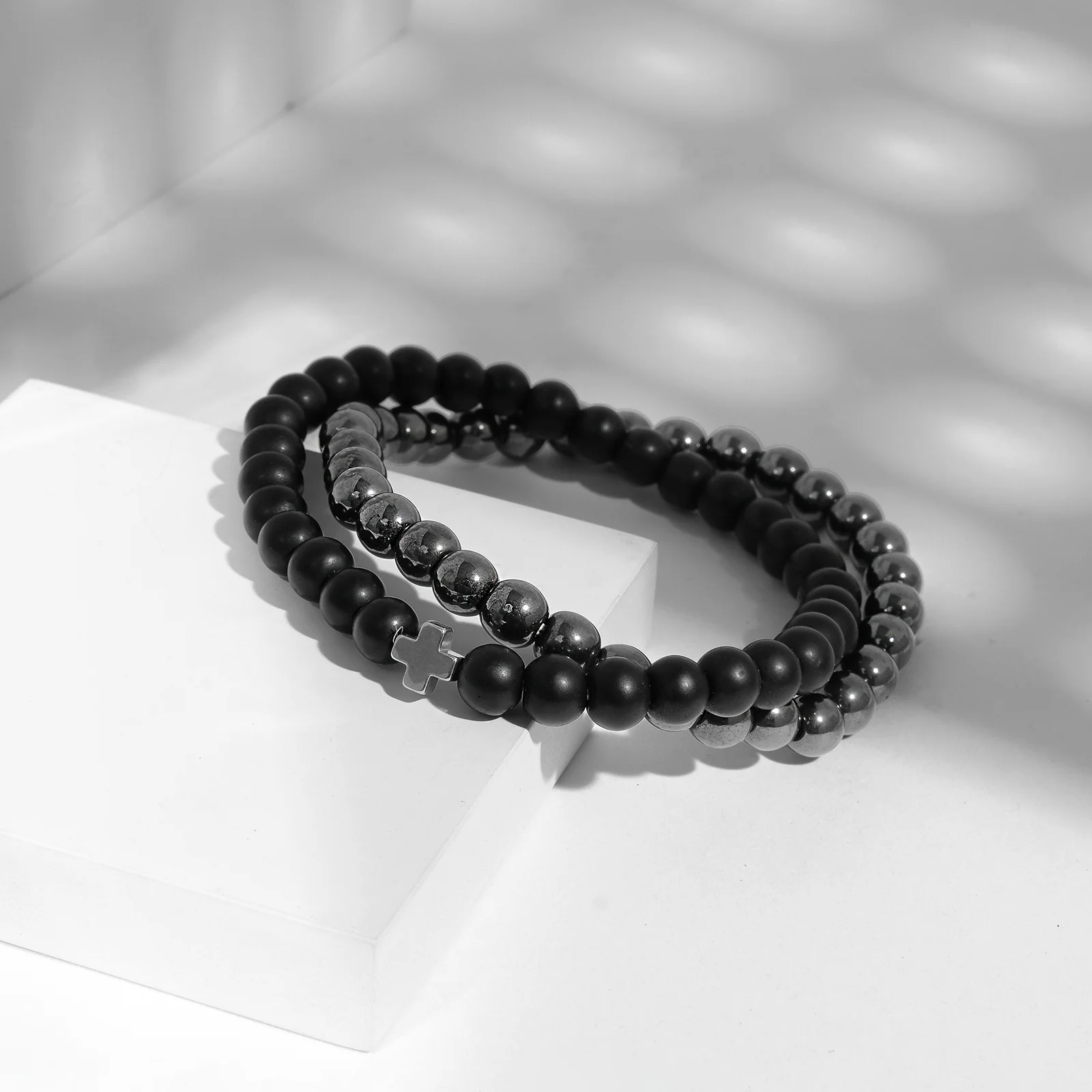 Storm Men Tiger Eye Black Bracelet - Image 2