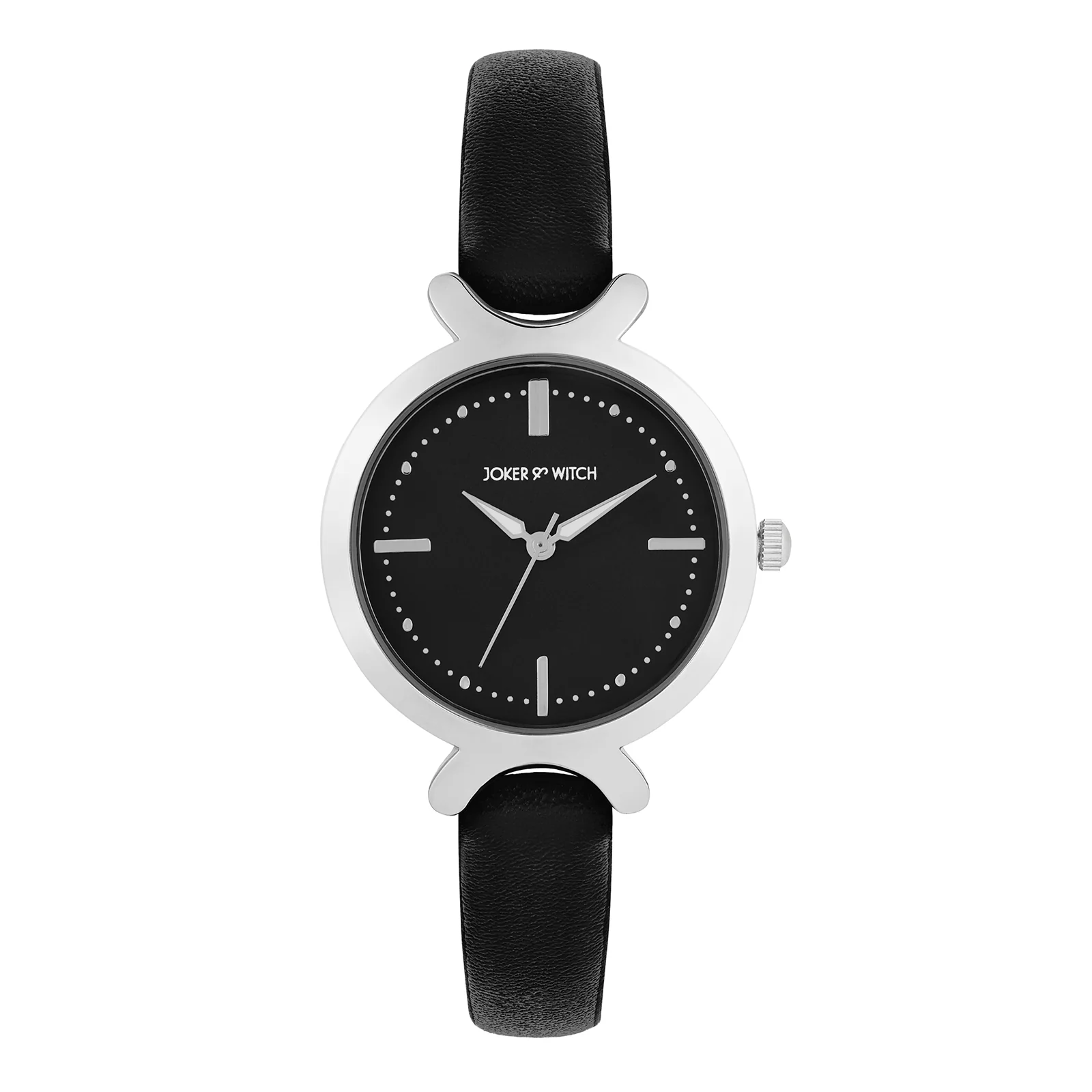 Opal Black Sunray Medium Dial Black PU Strap Women's Watch - Image 3