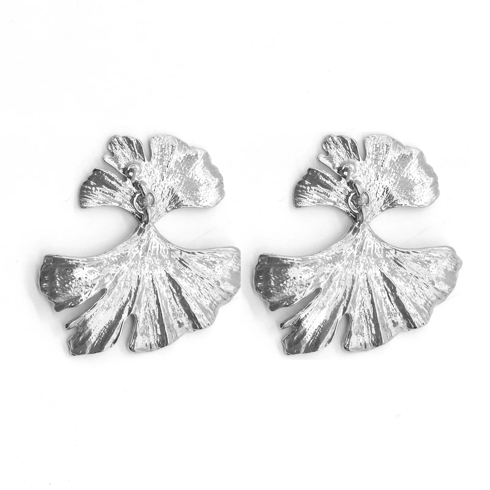 Organic Silver earrings - Image 5