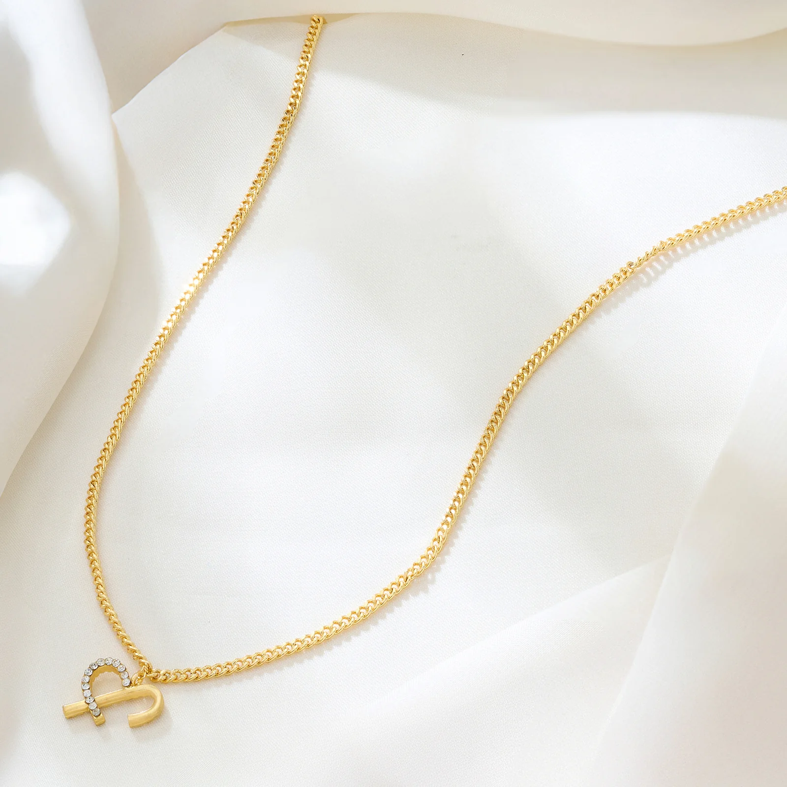 Orianna Monogram Gold Necklace - Image 2