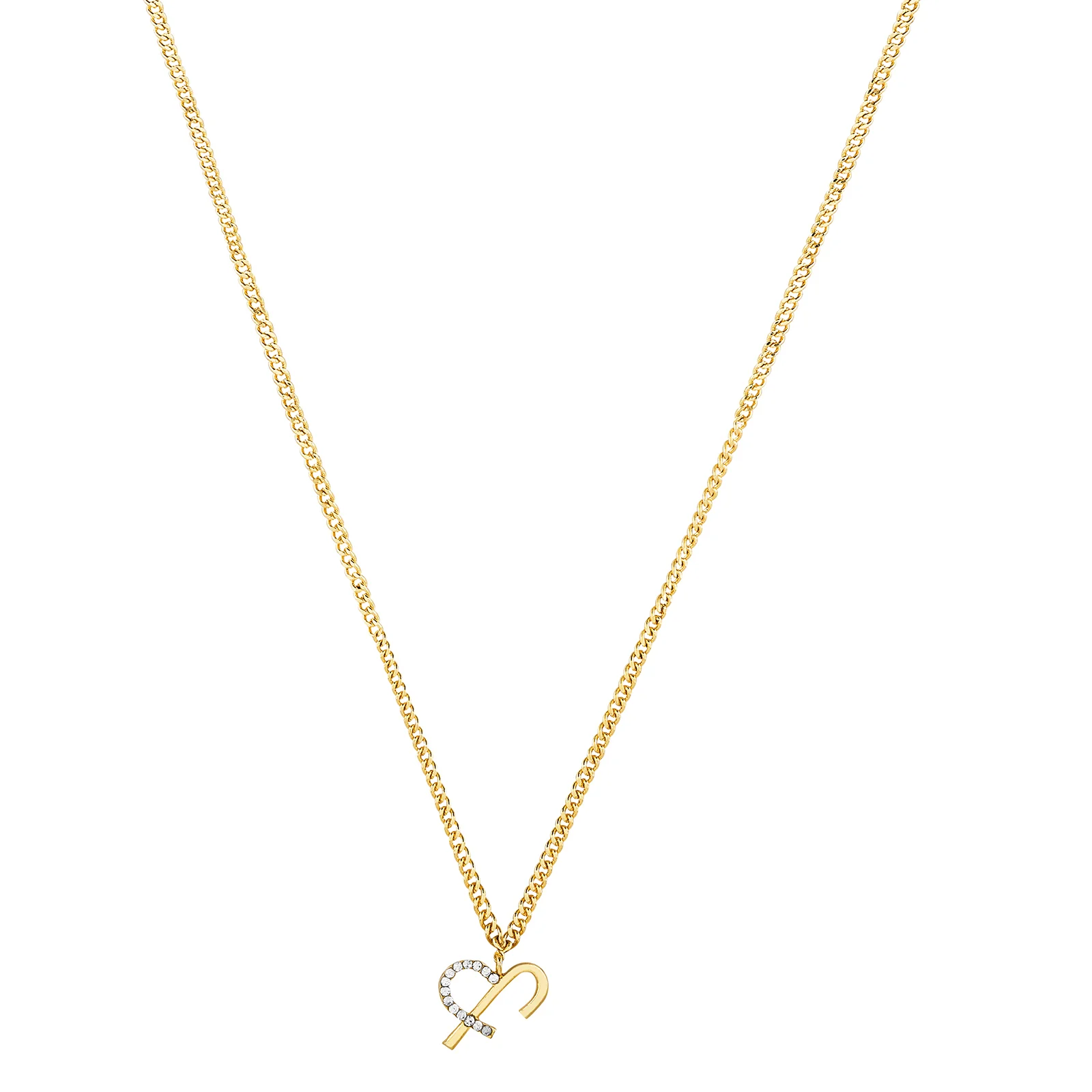 Orianna Monogram Gold Necklace - Image 4