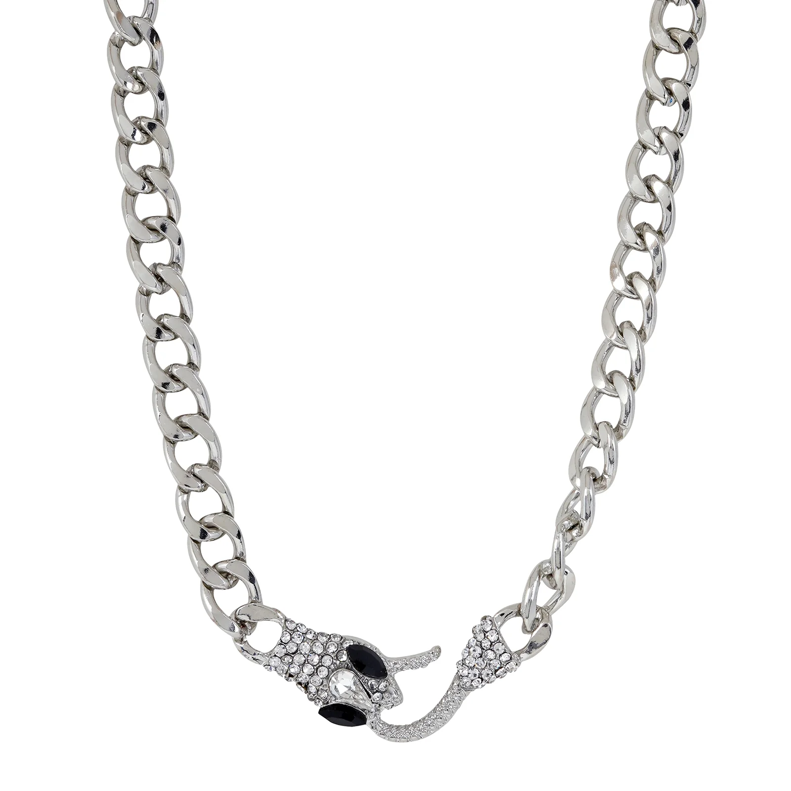 Ornella Snake Chainlink Necklace - Image 4