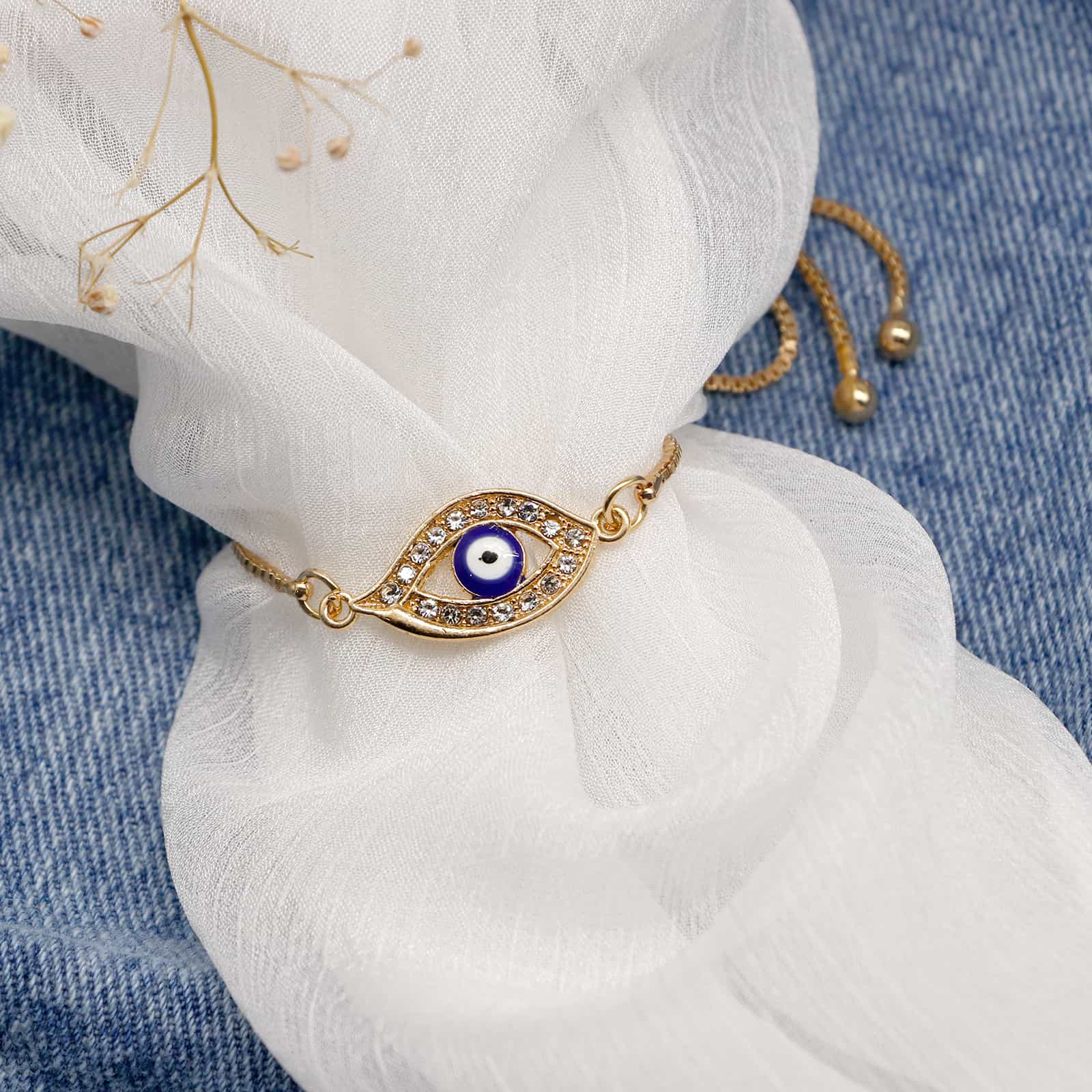Panon Evil Eye Gold Bracelet - Image 2