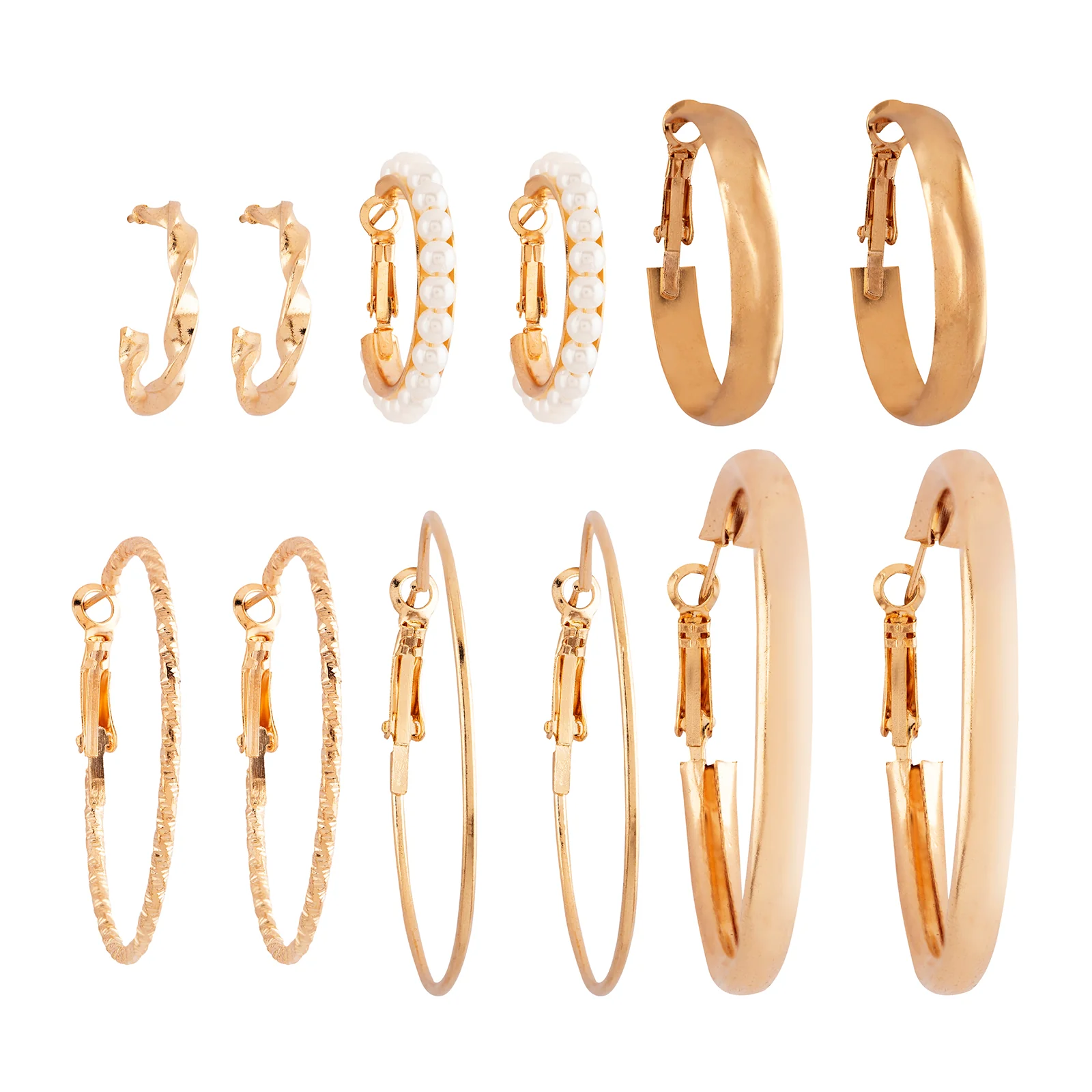 Paradise Golden Earring Set - Image 3