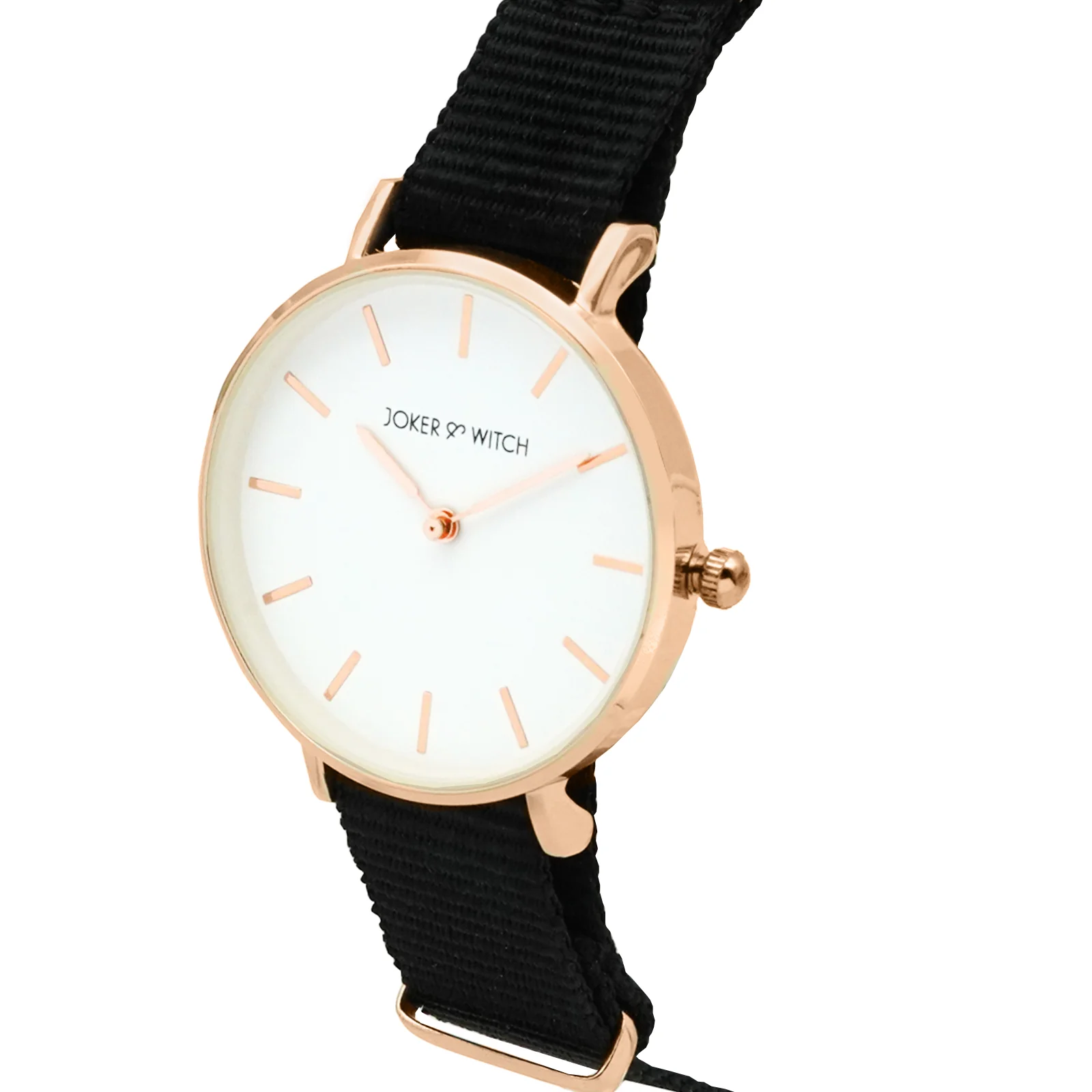 Paris White Medium Dial Black Nato Strap Women's Watch - Image 3