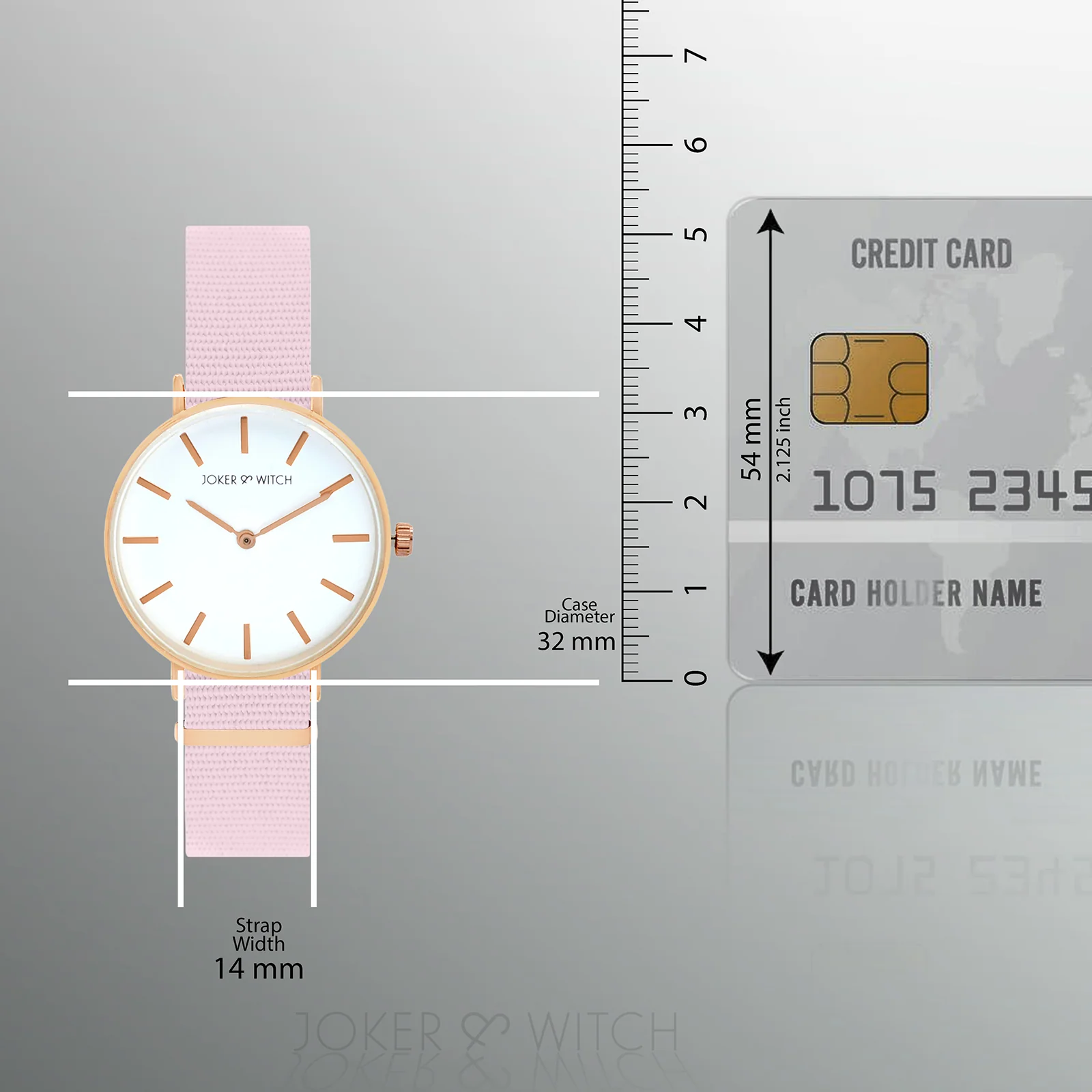 Paris White Medium Dial Pink Nato Strap Women's Watch - Image 8