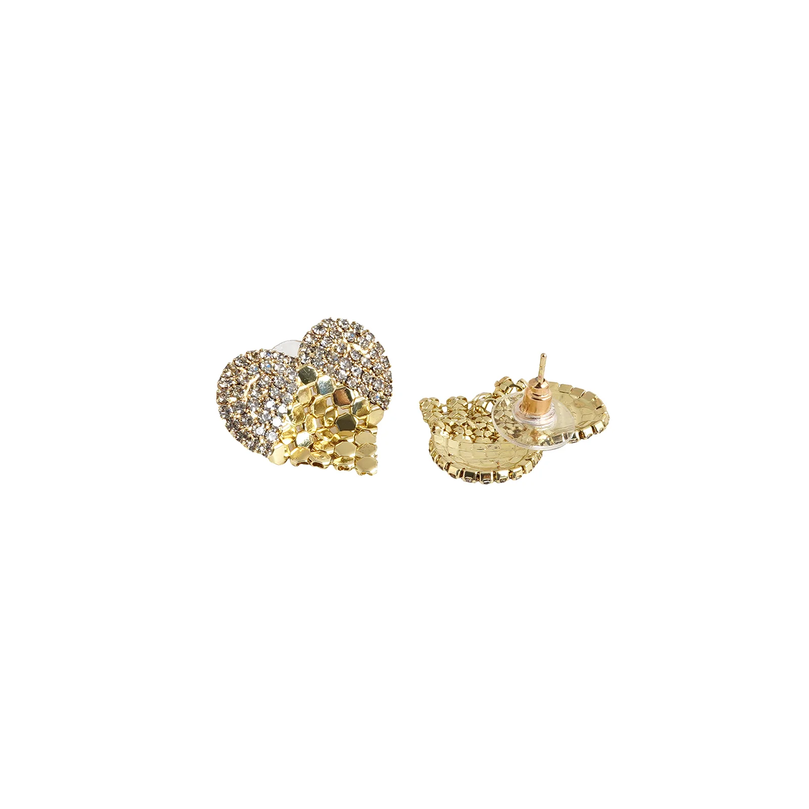 Park Gold Heart Earrings - Image 4