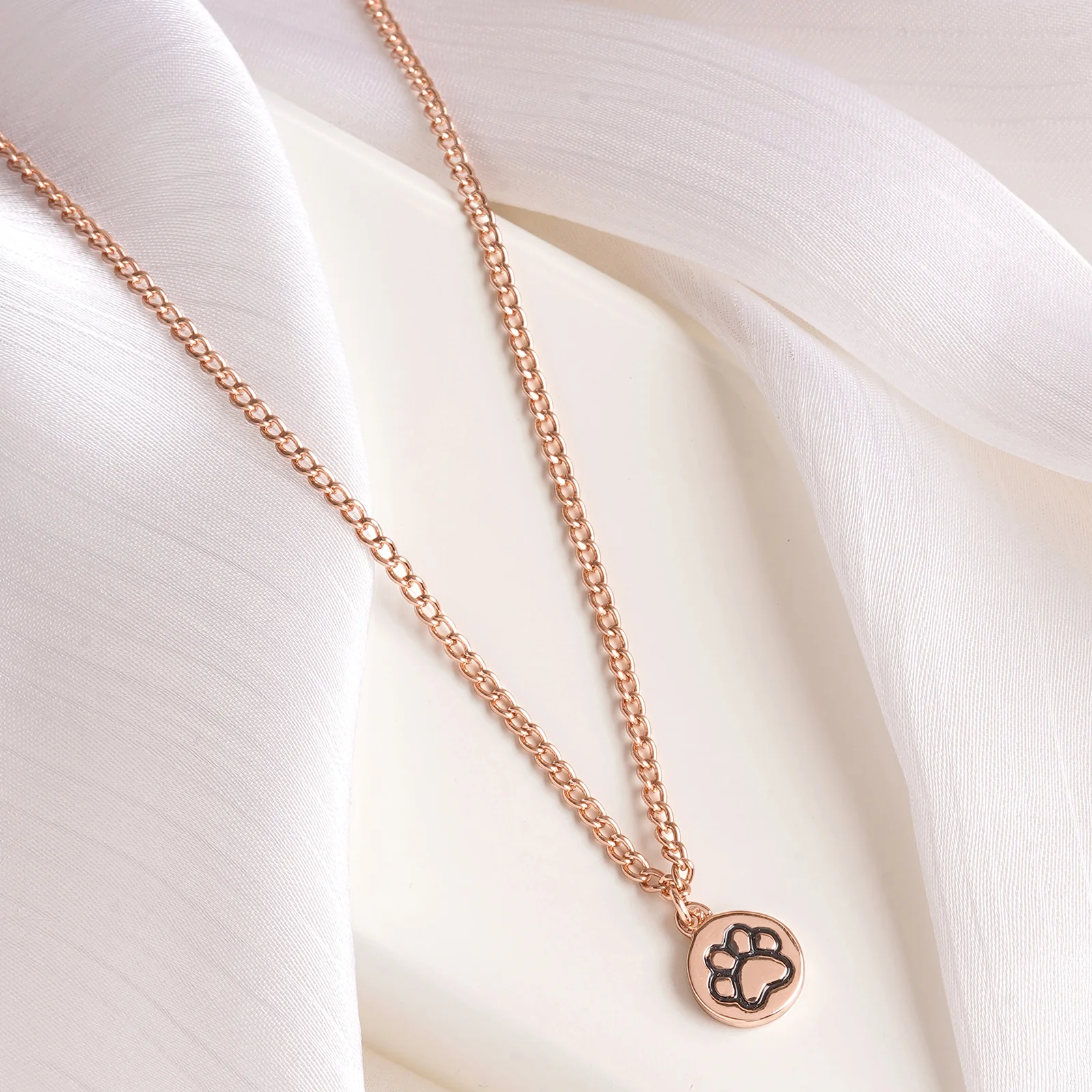 Pawsome Rosegold Necklace Charm - Image 2
