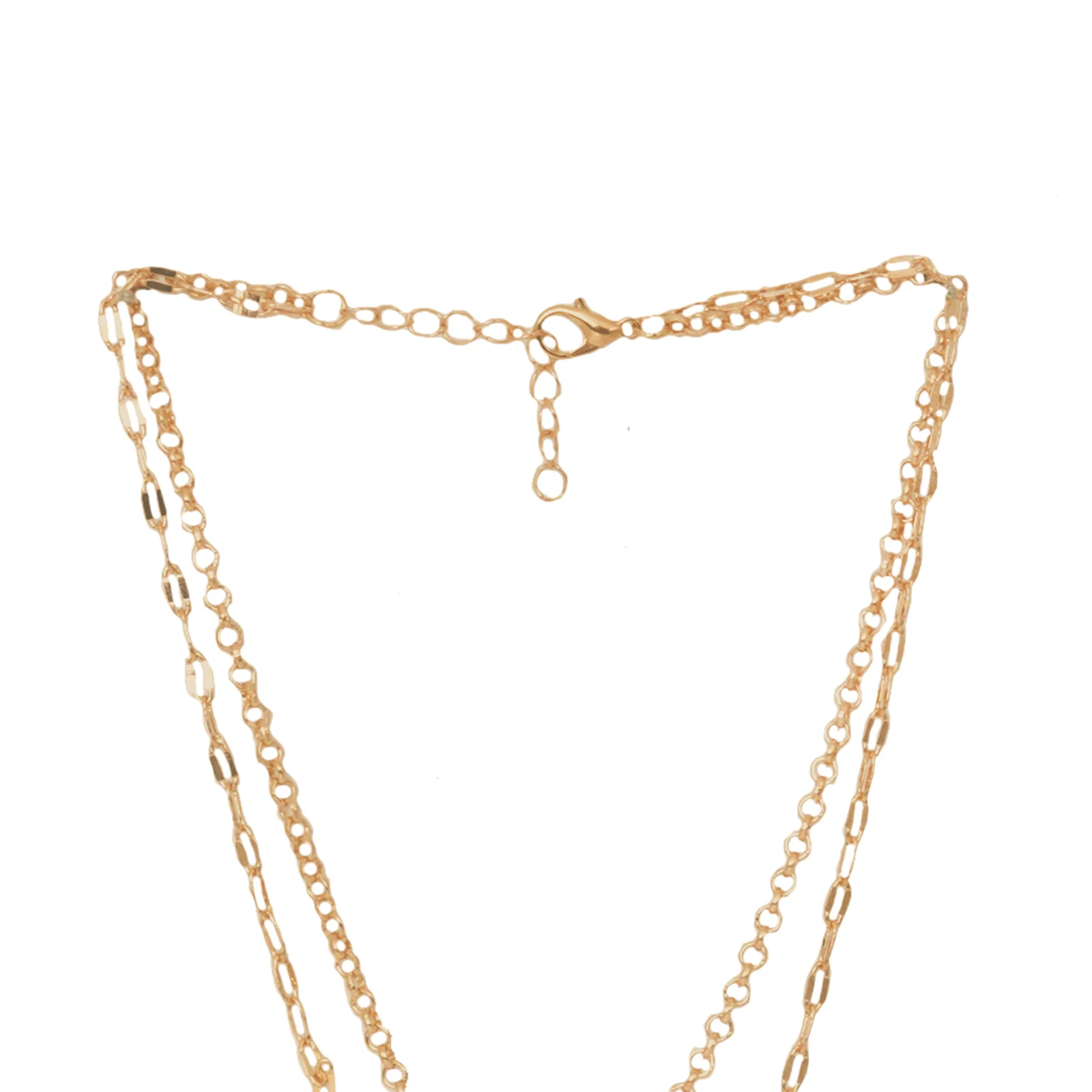 Pearl Drop Dainty Gold Layered Necklace - Image 6