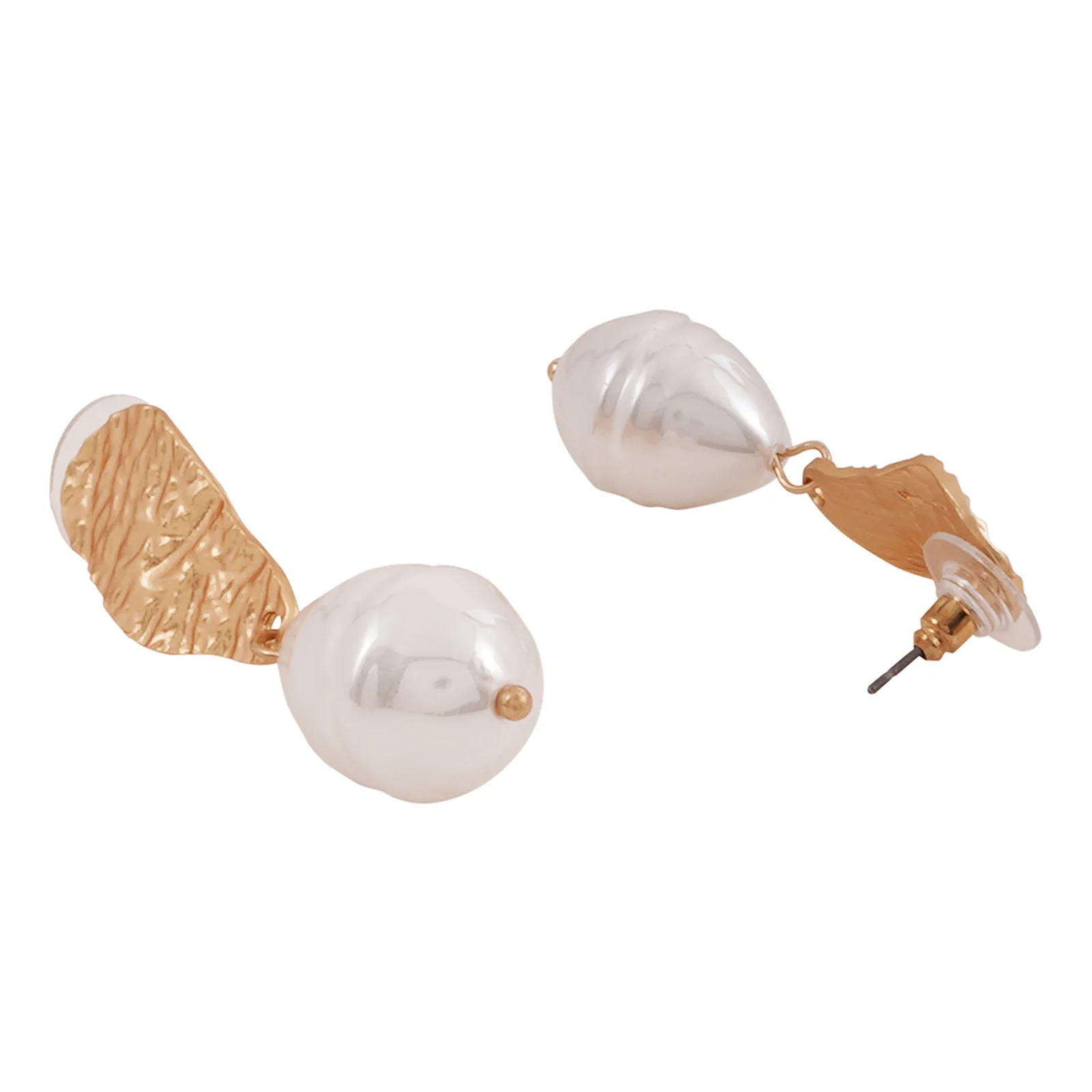 Pearla Gold Earrings - Image 5