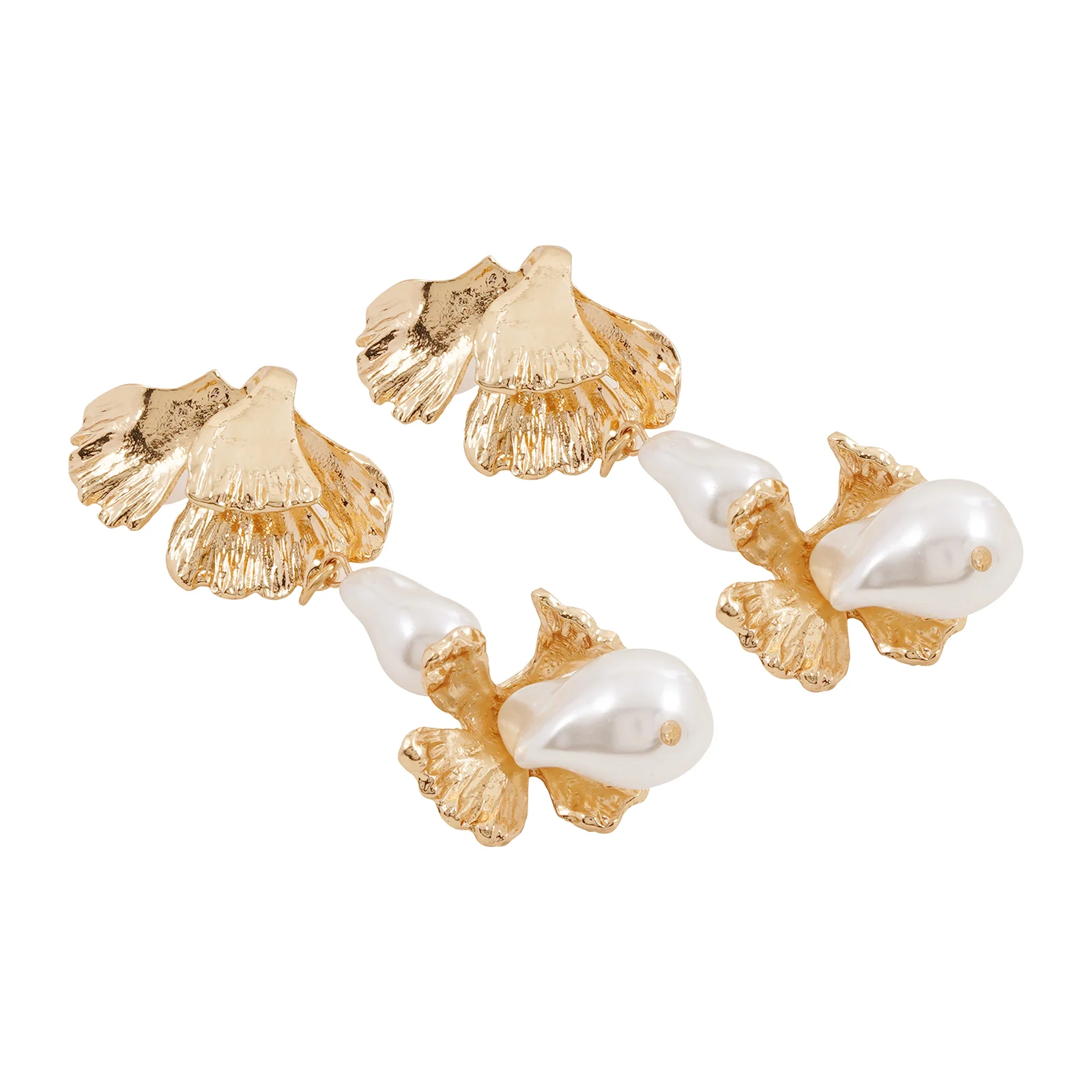 Thalassa Pearl Gold Earrings - Image 4