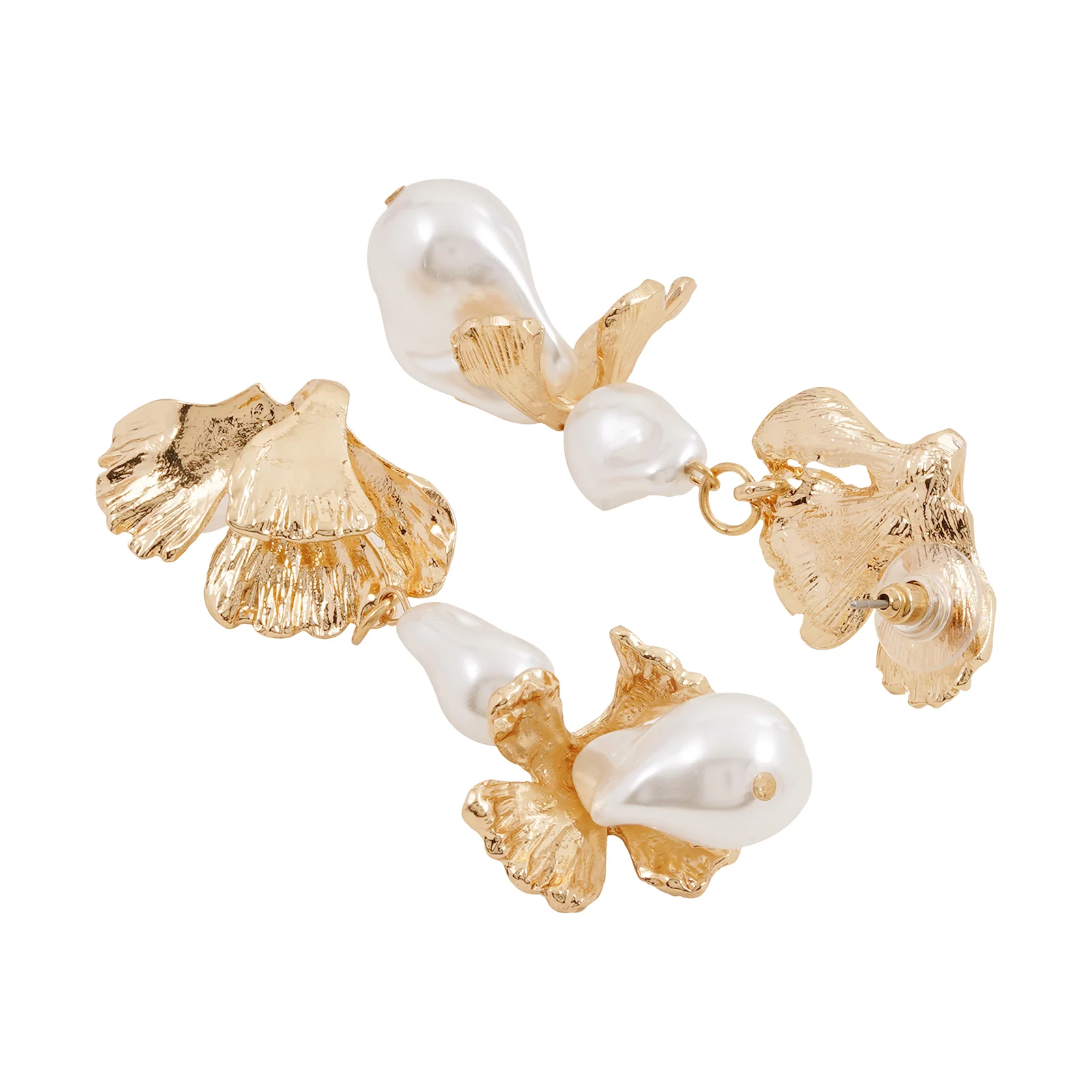 Thalassa Pearl Gold Earrings - Image 5