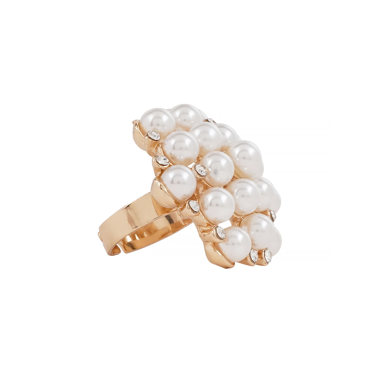 Naida Pearl Gold Ring - Image 4