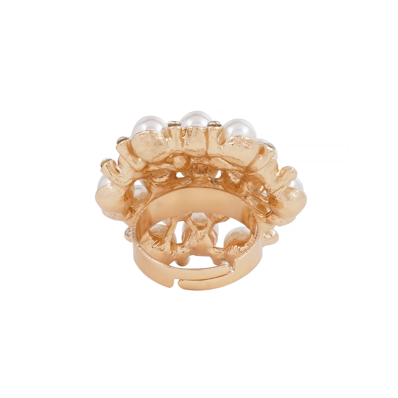 Naida Pearl Gold Ring - Image 5