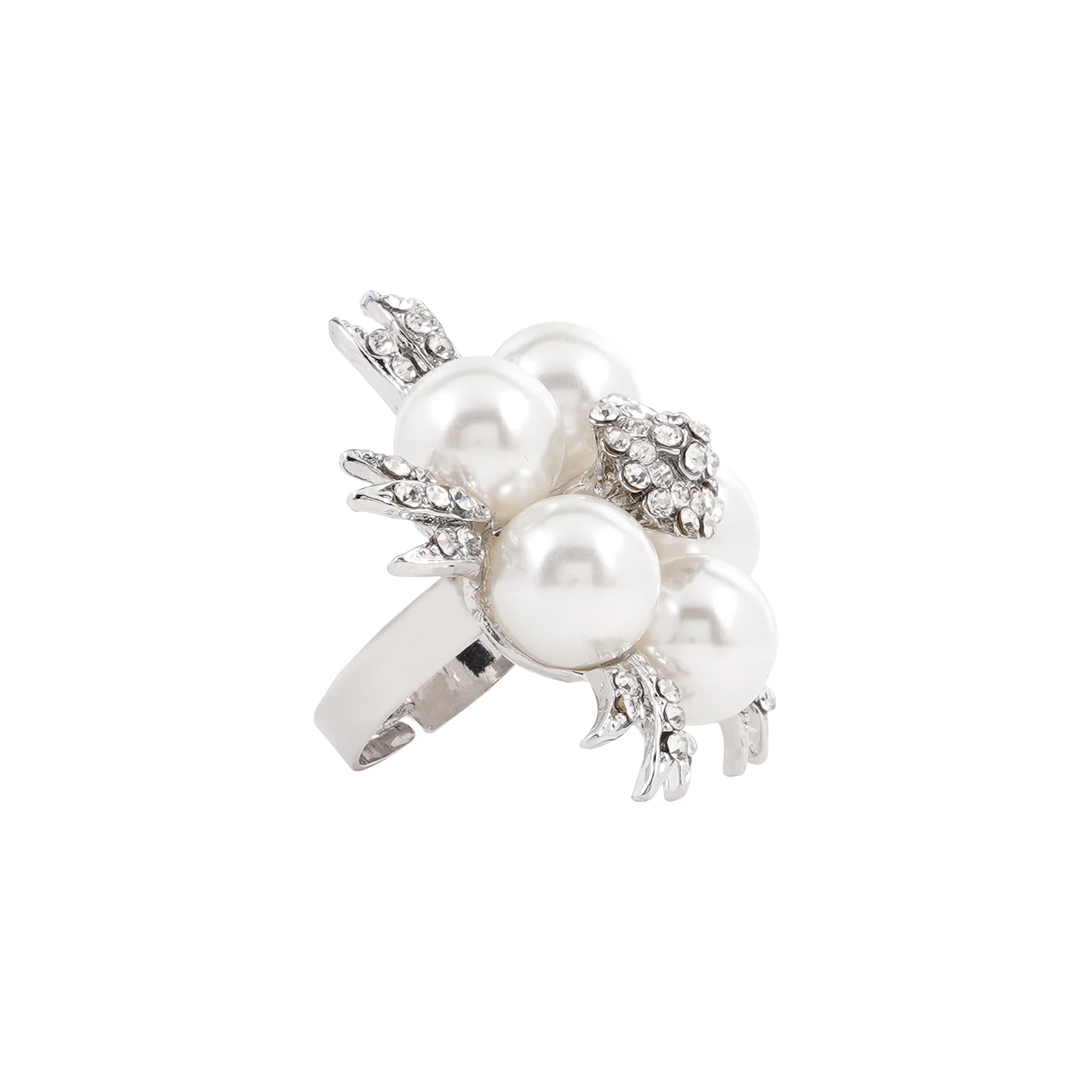 Pearlena Pearl Silver Ring - Image 4